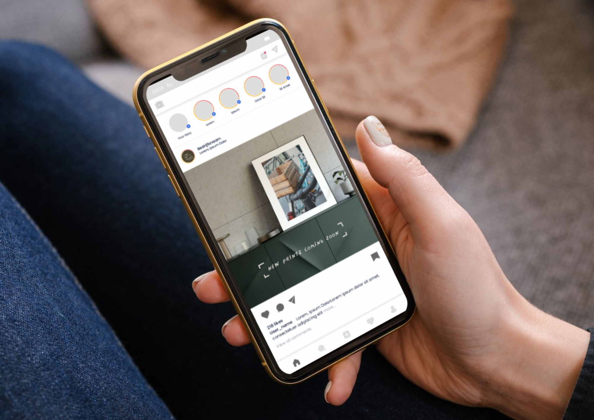 Social media post voorbeeld in Fanga huisstijl