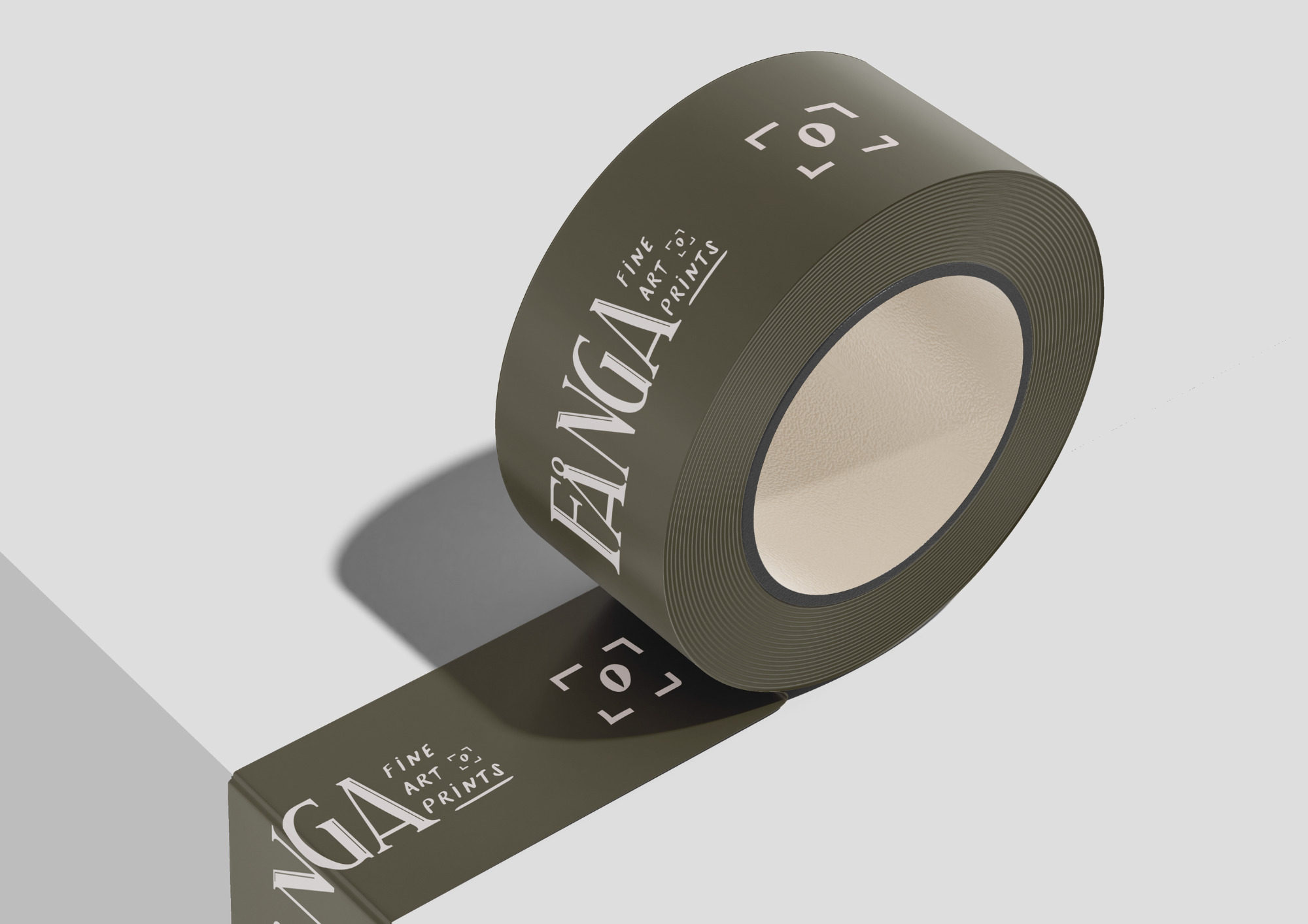 Verpakkingstape in Fanga huisstijl