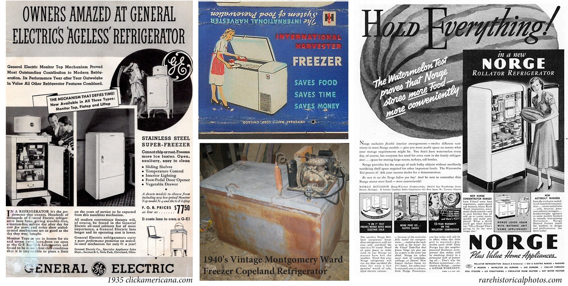Early Masterfreeze products looked similar to the center bottom model.