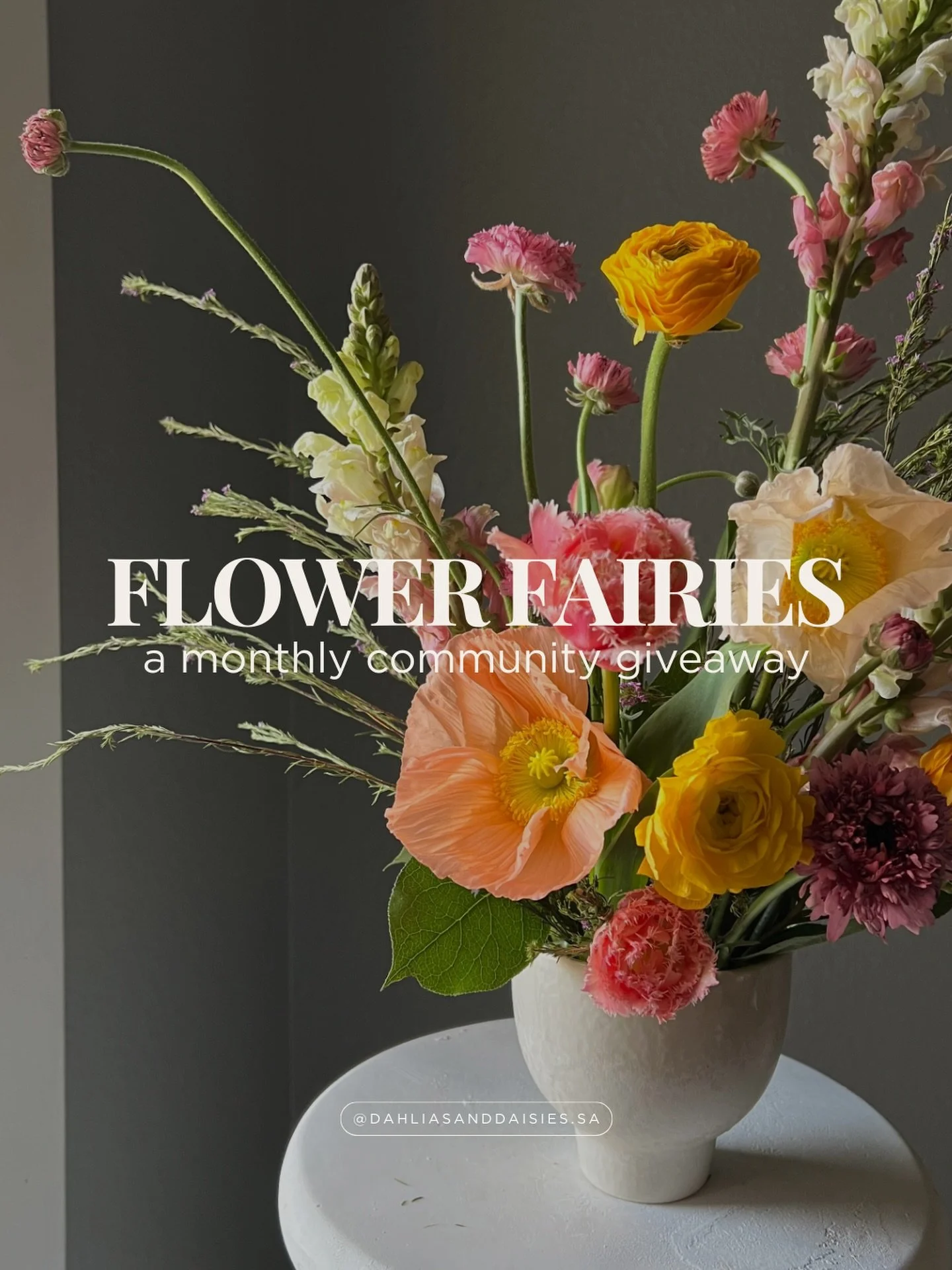 FLOWER FAIRIES 🧚&zwj;♀️💐
A monthly community giveaway.

Each month, we&rsquo;ll choose someone in San Angelo to receive a surprise floral delivery &mdash; just because.

Know someone who could use a little beauty on their doorstep?
Someone who&rsqu