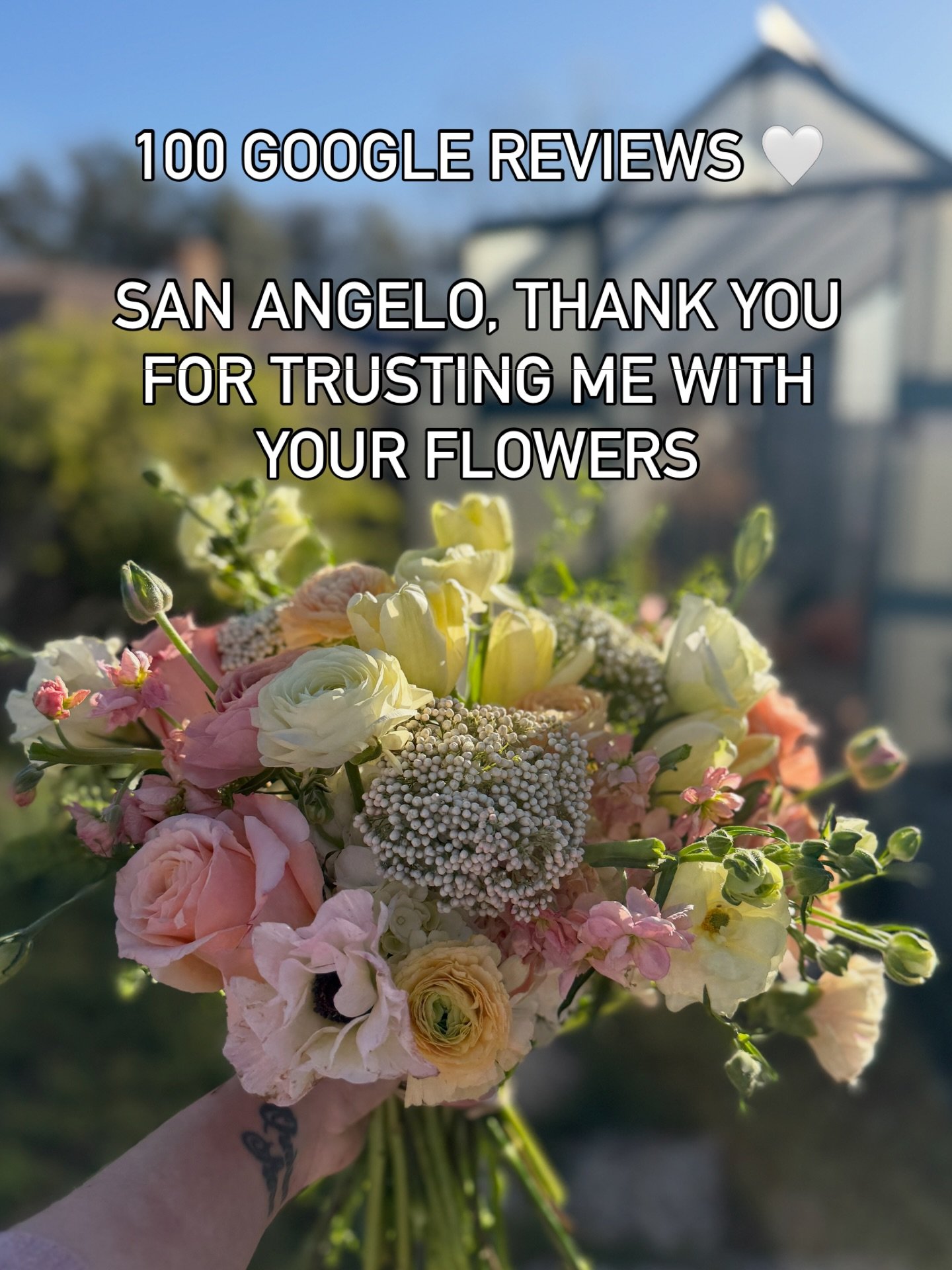 100 reviews later and I still don&rsquo;t take a single order for granted 🤍

Every bouquet, every wedding, every &ldquo;just because&rdquo;&mdash;it all matters.

If you&rsquo;ve ever ordered, shared, tagged, or told a friend about Dahlias &amp; Dai