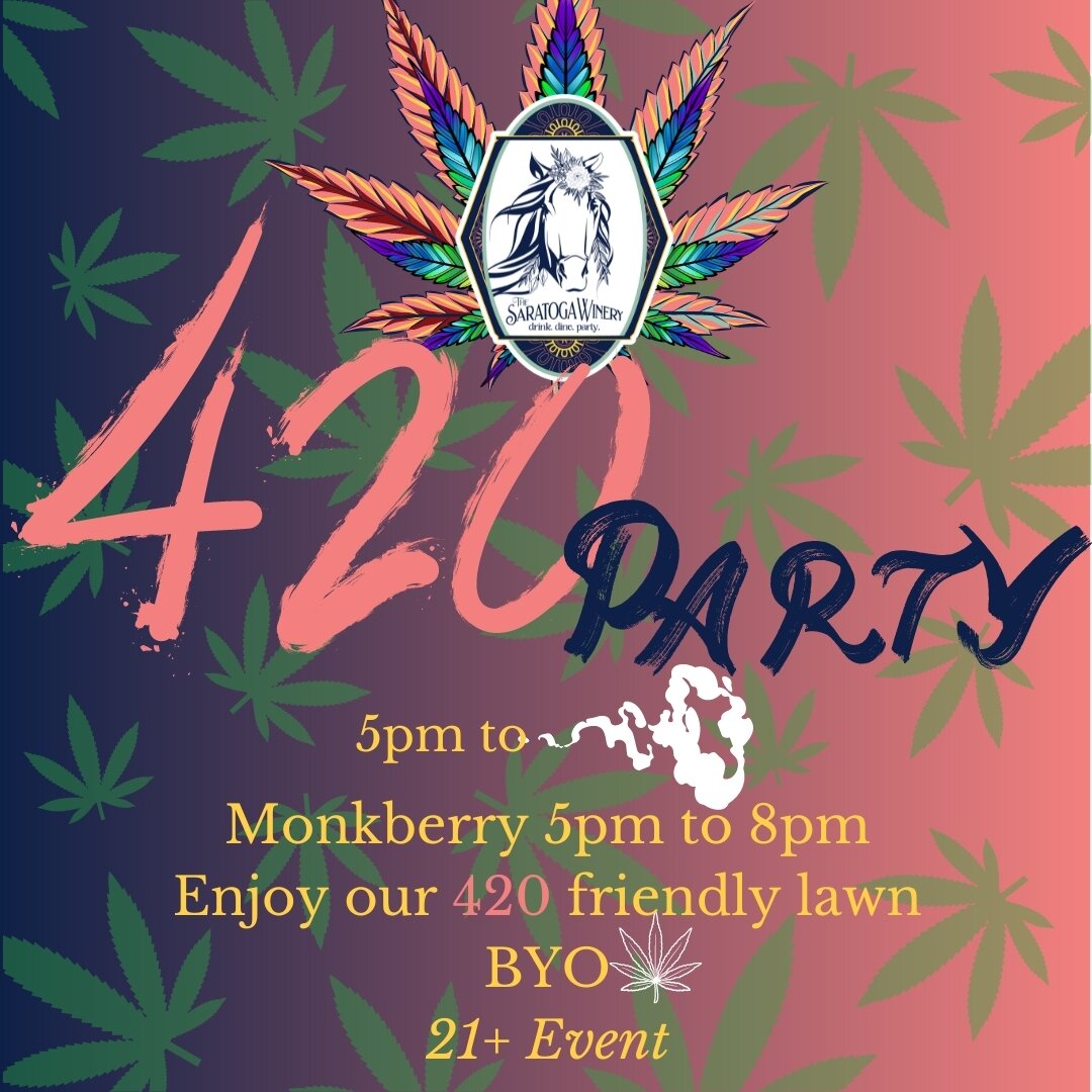 Save the date for the ultimate 420 celebration! Hang out on our 420 friendly lawn for a laid-back vibe, where @itsmonkberry will be performing from 5-8pm! 🎶
 Swipe 👉 to explore our Munchie Concessions menu! 🍃💨

No reservations needed. No cover ch