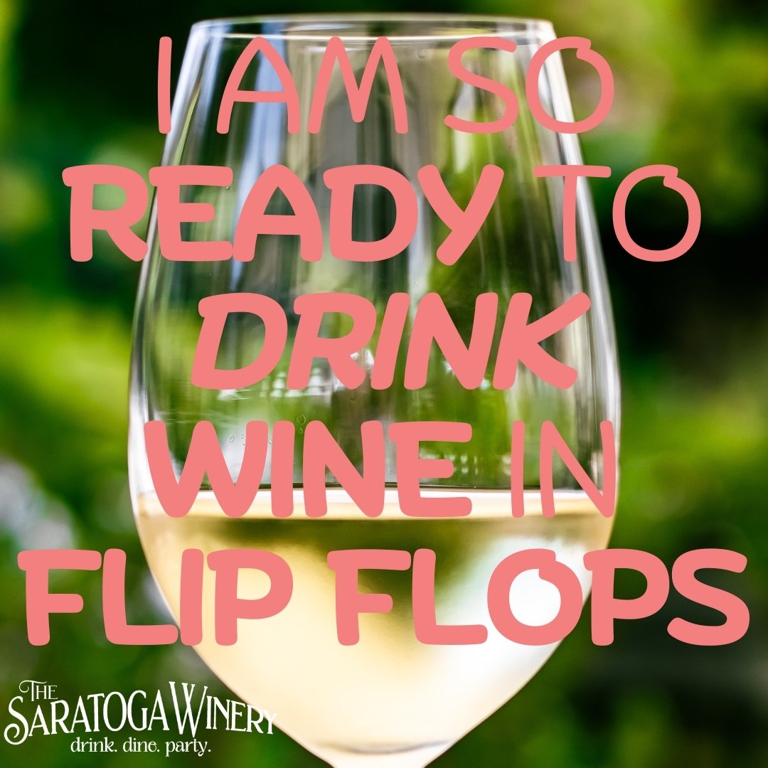 Anybody else feelin' this?? 

Tag your friends that you are ready to relax on a patio with and sip some wine in the sunshine! ☀️