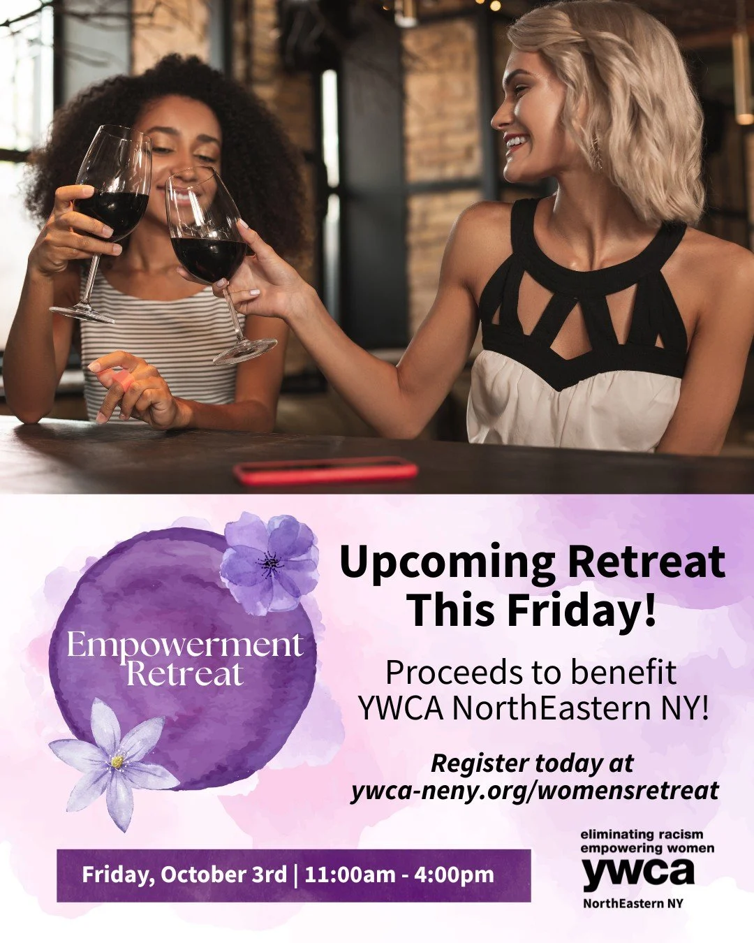 This Friday, step into your power. 🌿 A few spots remain for the YWCA Women&rsquo;s Empowerment Retreat where you will recharge, reflect, and connect with sisters on the same journey. Let&rsquo;s heal, grow, and rise together. ✨

🔗 in bio for ticket