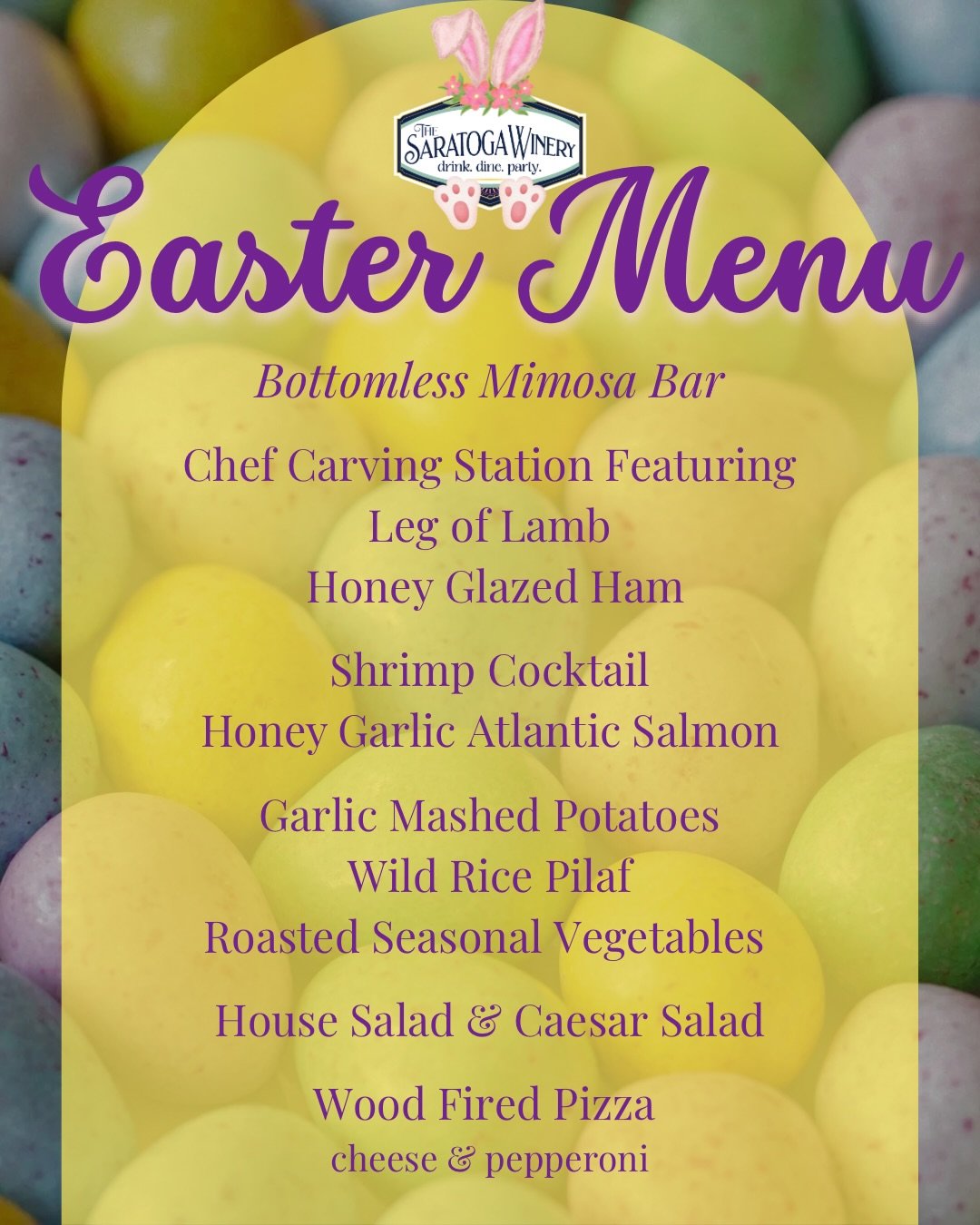 Bunny Brunch is hopping closer 🐰🥂

Make your plans for Easter Sunday and join us for our annual Bunny Brunch Buffet - a day full of great food, family fun, and of course a visit from the Easter Bunny 🐰 

✨ All-you-can-eat brunch
🥂 Bottomless mimo