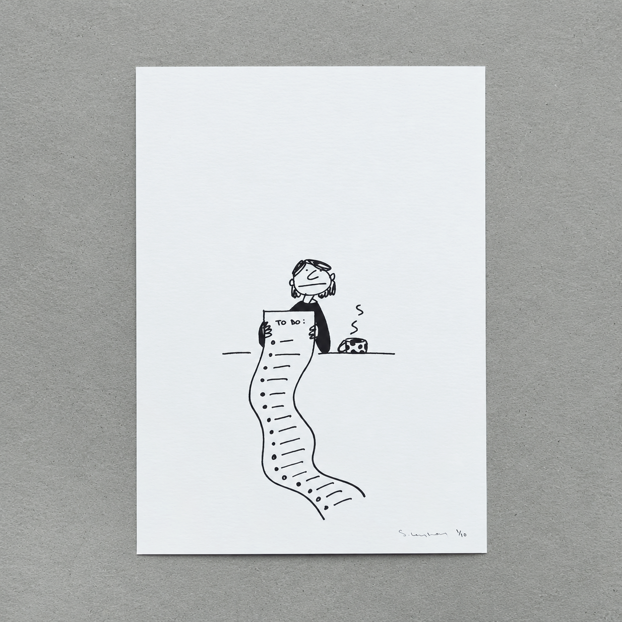 To Do List: Limited Edition Print A5
