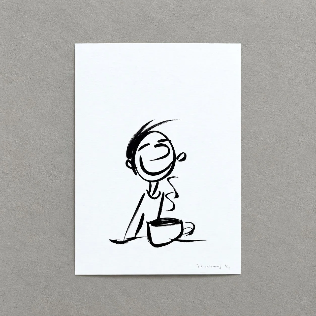 First Coffee: Limited Edition Print A5
