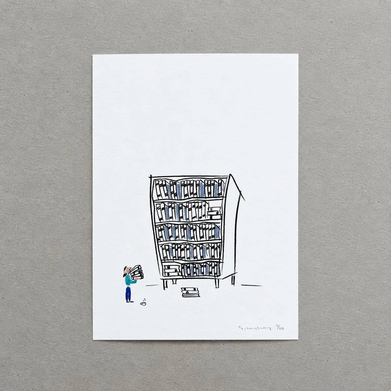 Book Lover: Limited Edition Print A5