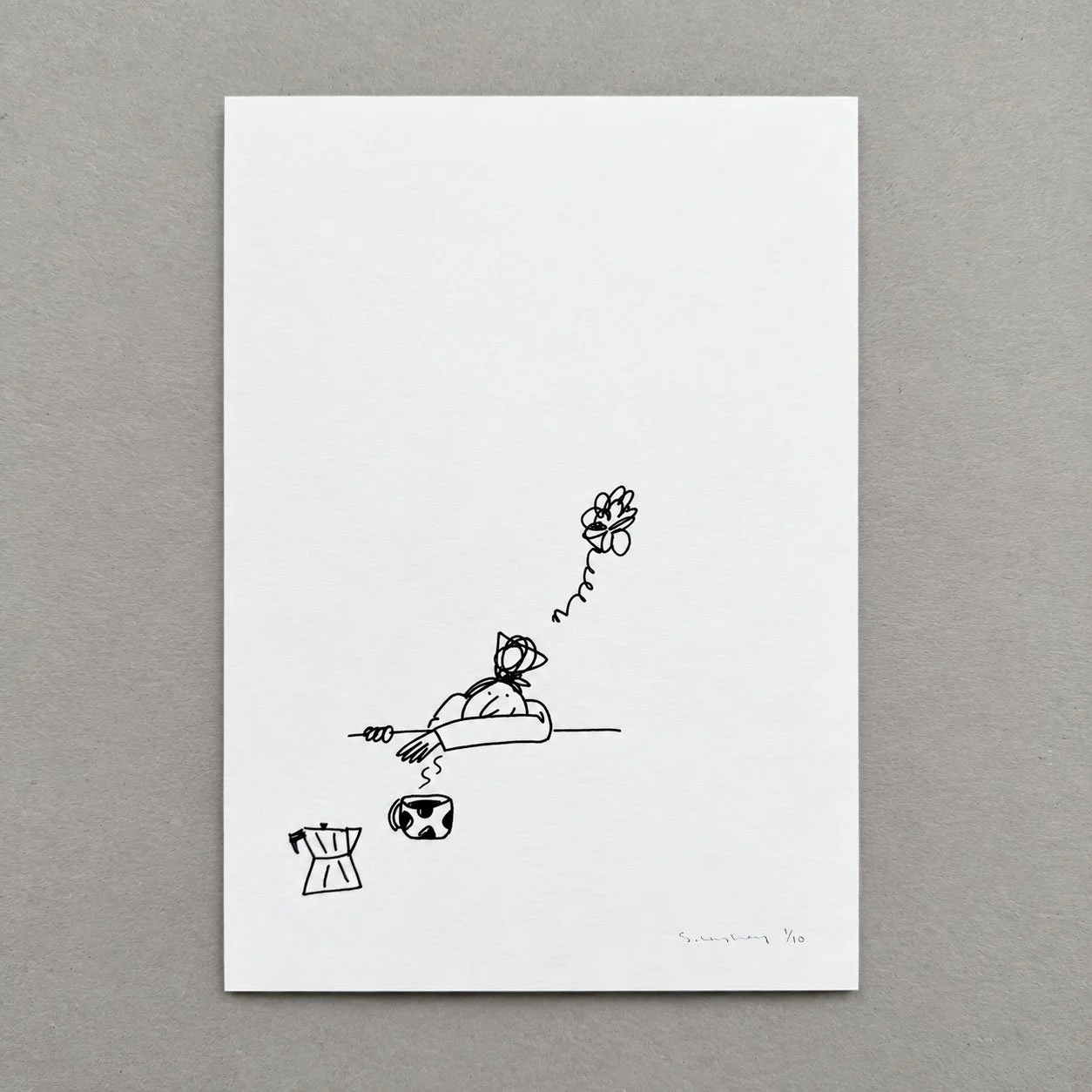 Slow Morning: Limited Edition Print A5