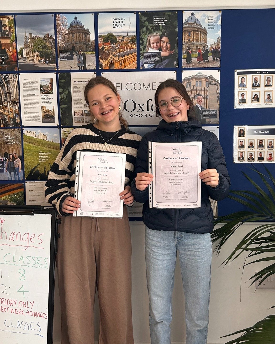 Goodbye to our lovely Swiss students Riana and Michele✨

It was a pleasure having you both study with us for 3 weeks and we wish you all the best for the future🌟

 #internationalstudentlife #studyenglishintheuk #friends #englishlanguagecourses #stud