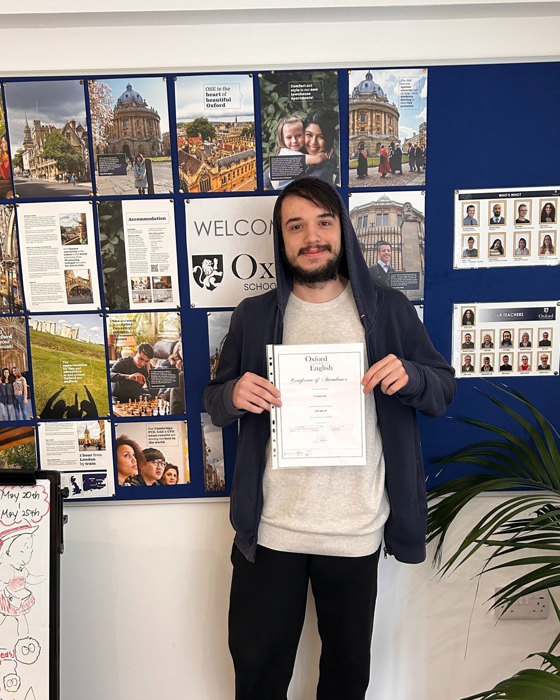 ☁Last day for Serhan here at OSE☹️

Serhan, from Istanbul, Turkey, was here since the beginning of March and was enrolled for 2 months and half! 

We are proud of how far you have come, and we wish you all the best in your bright future!😇

 #studyab