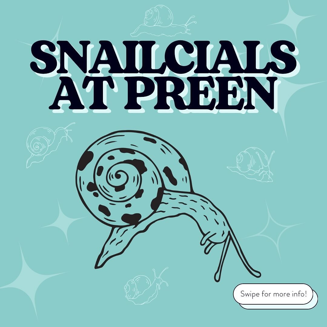 We&rsquo;re officially offering Snailcials here at Preen! 🐌

A Snailcial is a brand new luxury facial treatment, taking your skin from tired to youthful in just two sessions 🤩

We&rsquo;re one of the only salons in the UK to offer this exclusive tr