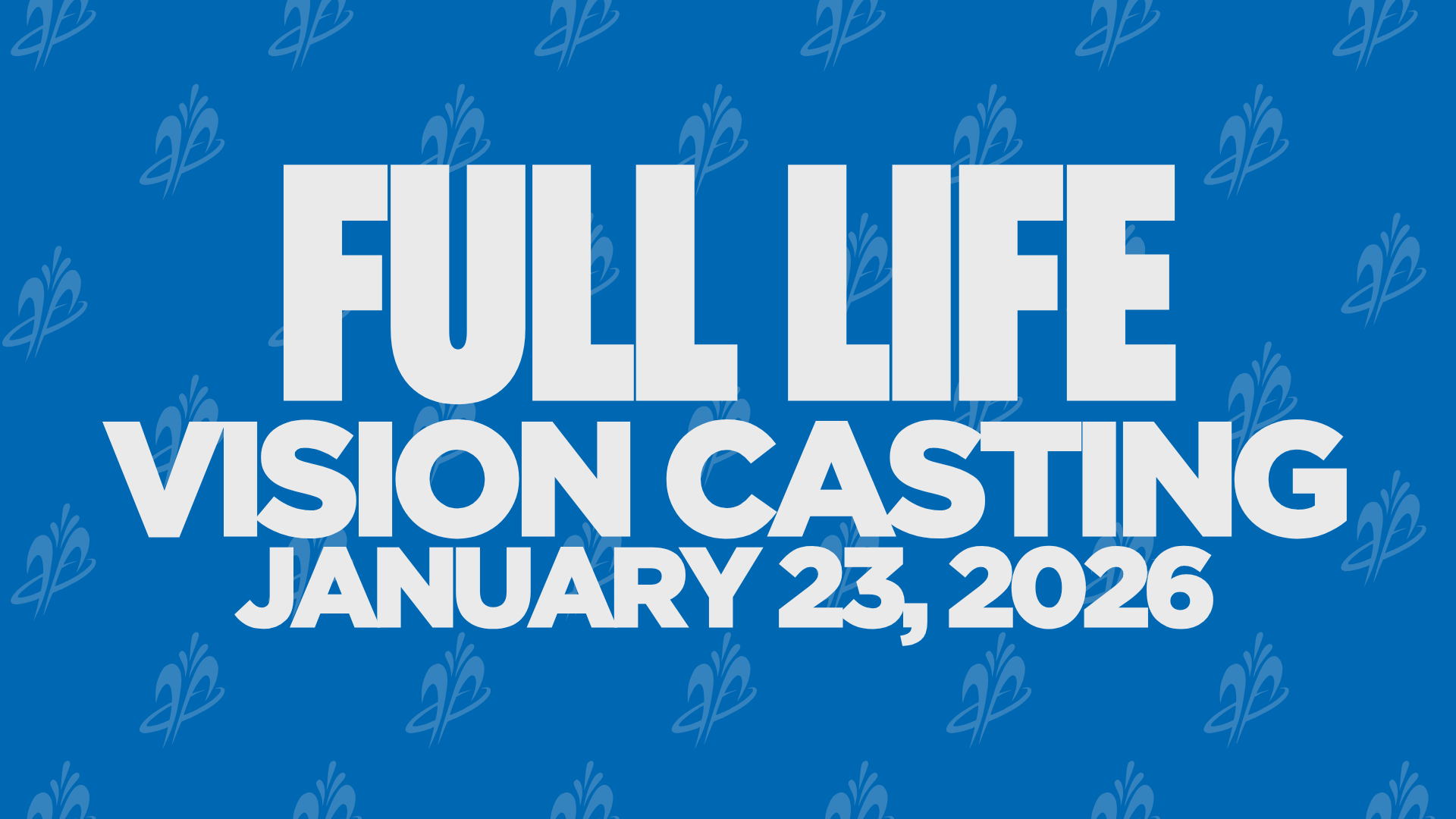 Vision Casting 2026