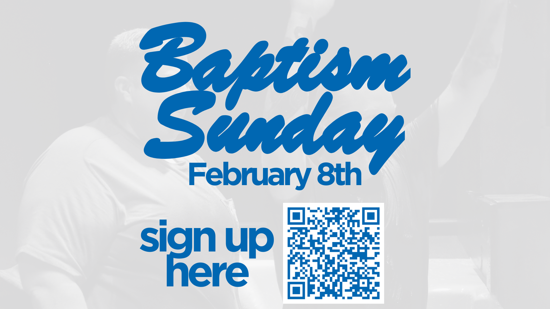 Baptism Sunday 