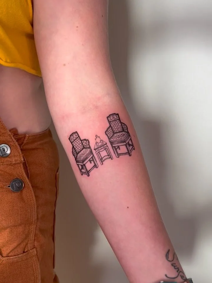 Grandparents&rsquo; chairs for Tristin 🫖