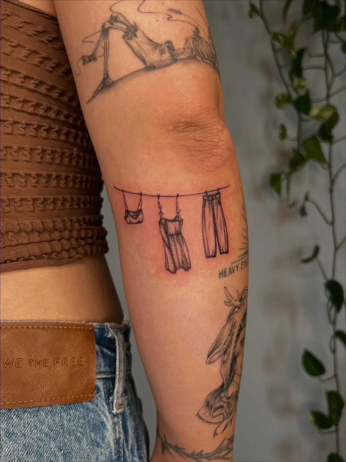 Custom clothesline for Kahla 👖✨ This was so fun tysm 💗