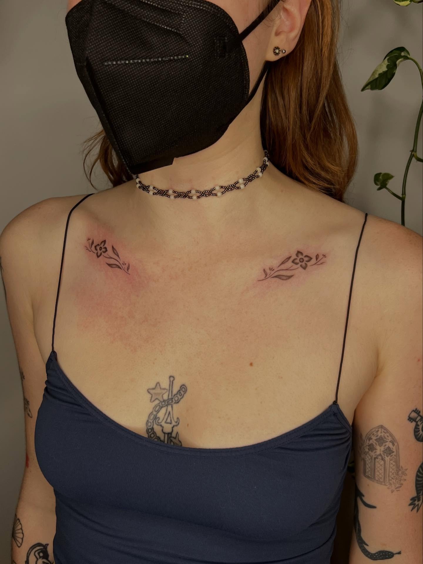 Some delicate floral adornments from flash in a most sacred placement for Lucy. More like this please!!