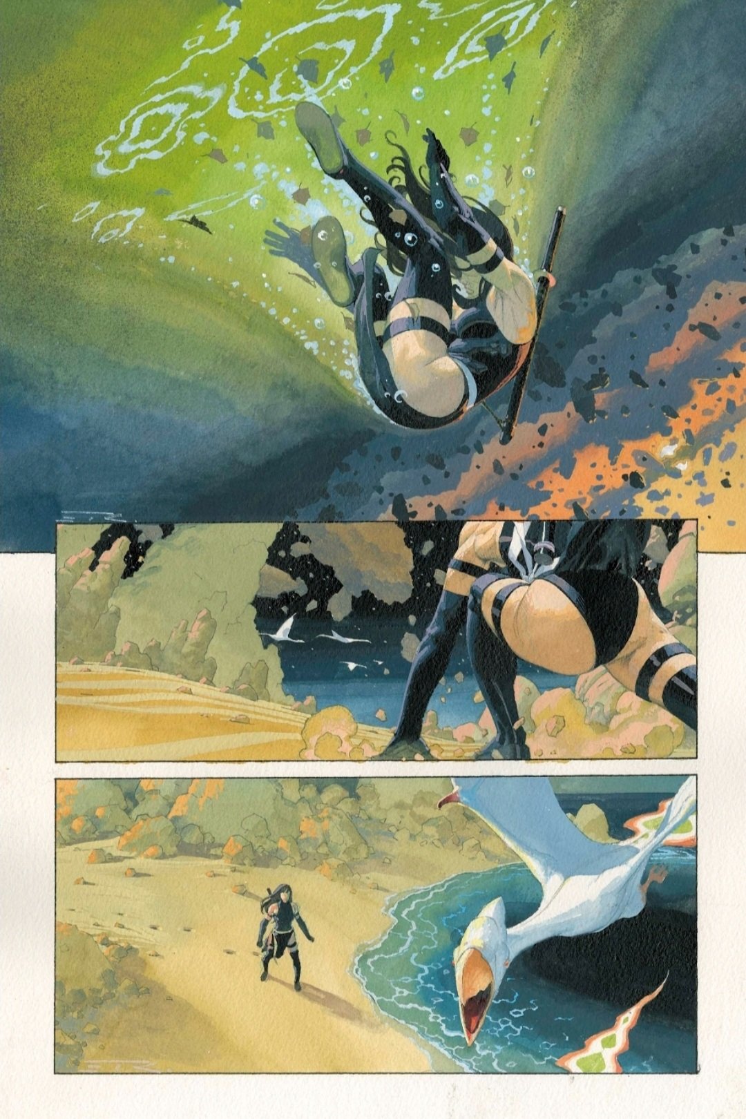 Sai interdimensional rivals #2 painted interior page- sold.jpg