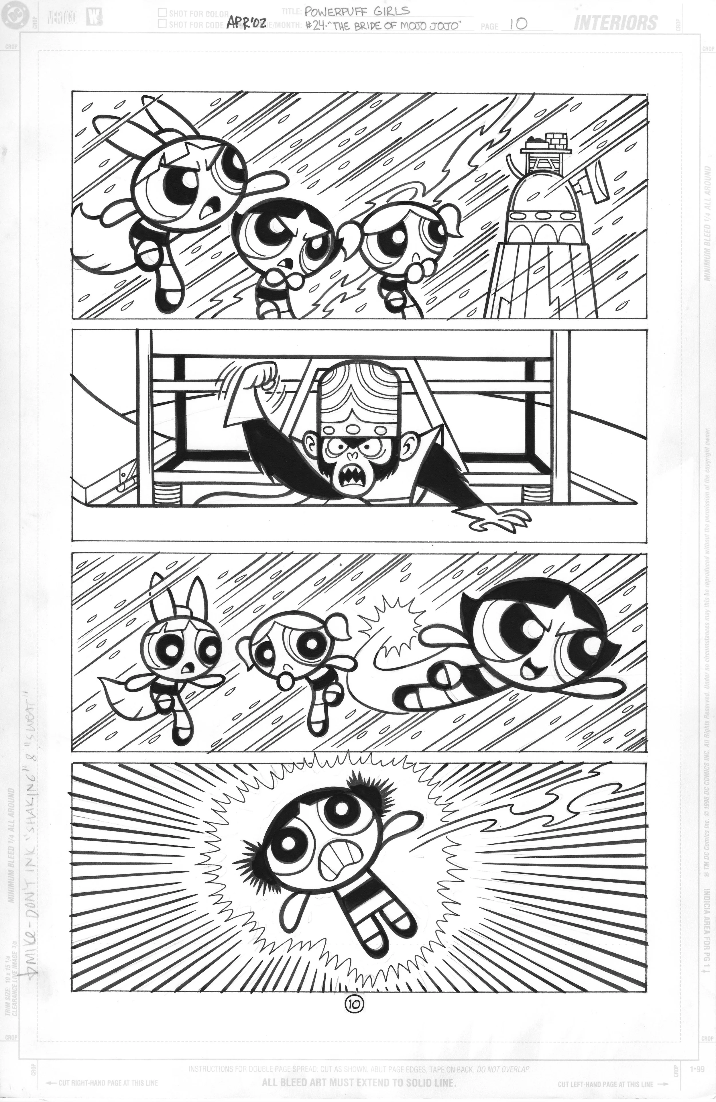 Powerpuff girls #24 pg 10 by Cook and Delcarlo