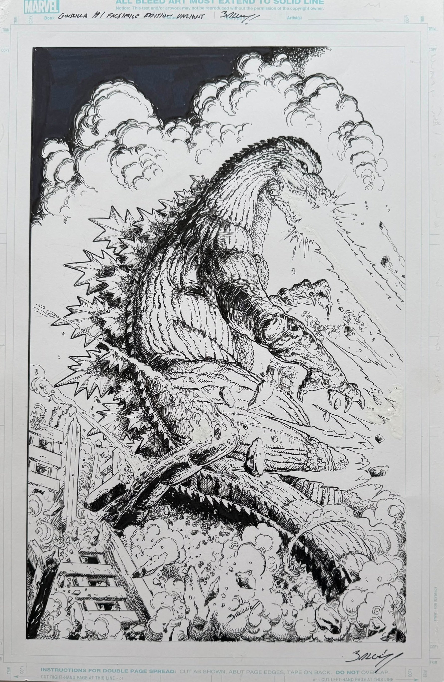 GODZILLA #1 cover by Mark Bagley- $5000.jpg