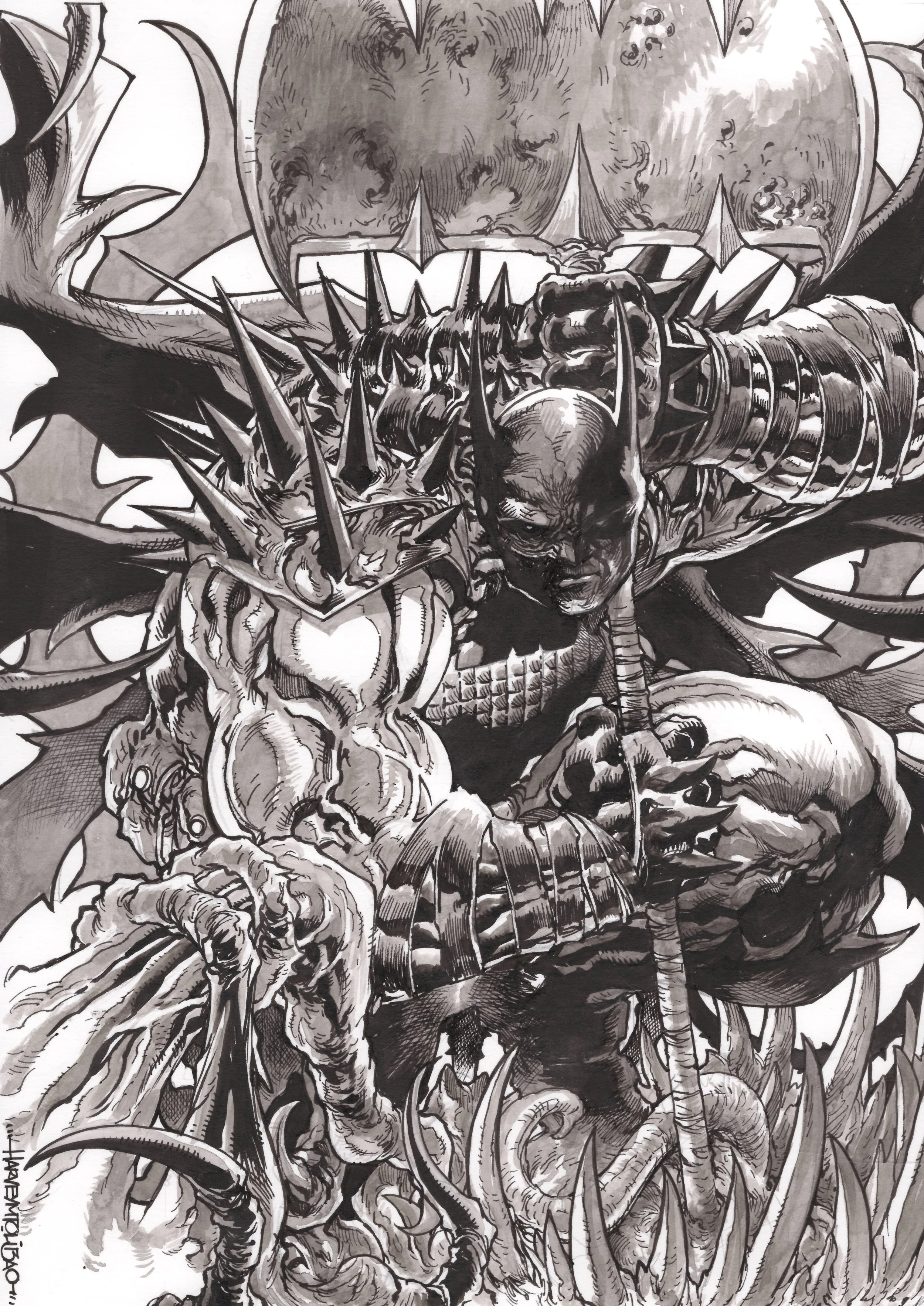 Absolute Batman by Harvey Tolibao $500.JPG