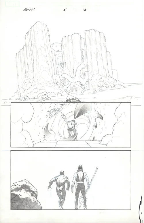 Secret Wars #6 pg 16 by Esad Ribic | DiTullio Art Collective