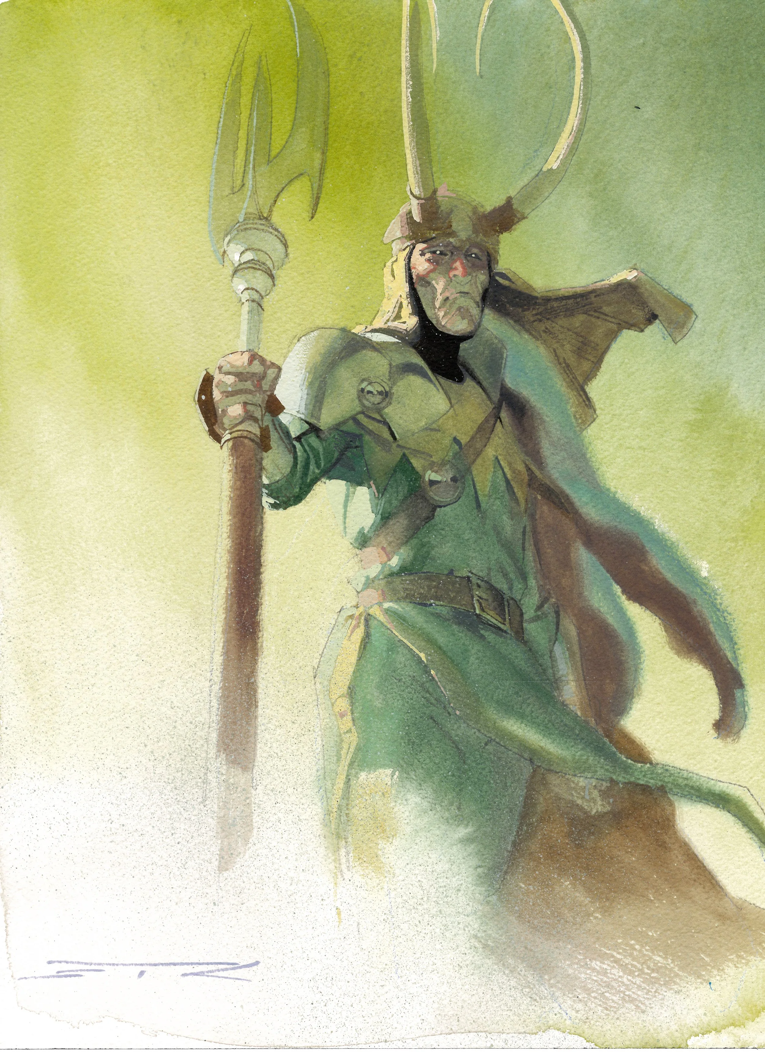 Loki with septor by Esad Ribic- $1750.JPG
