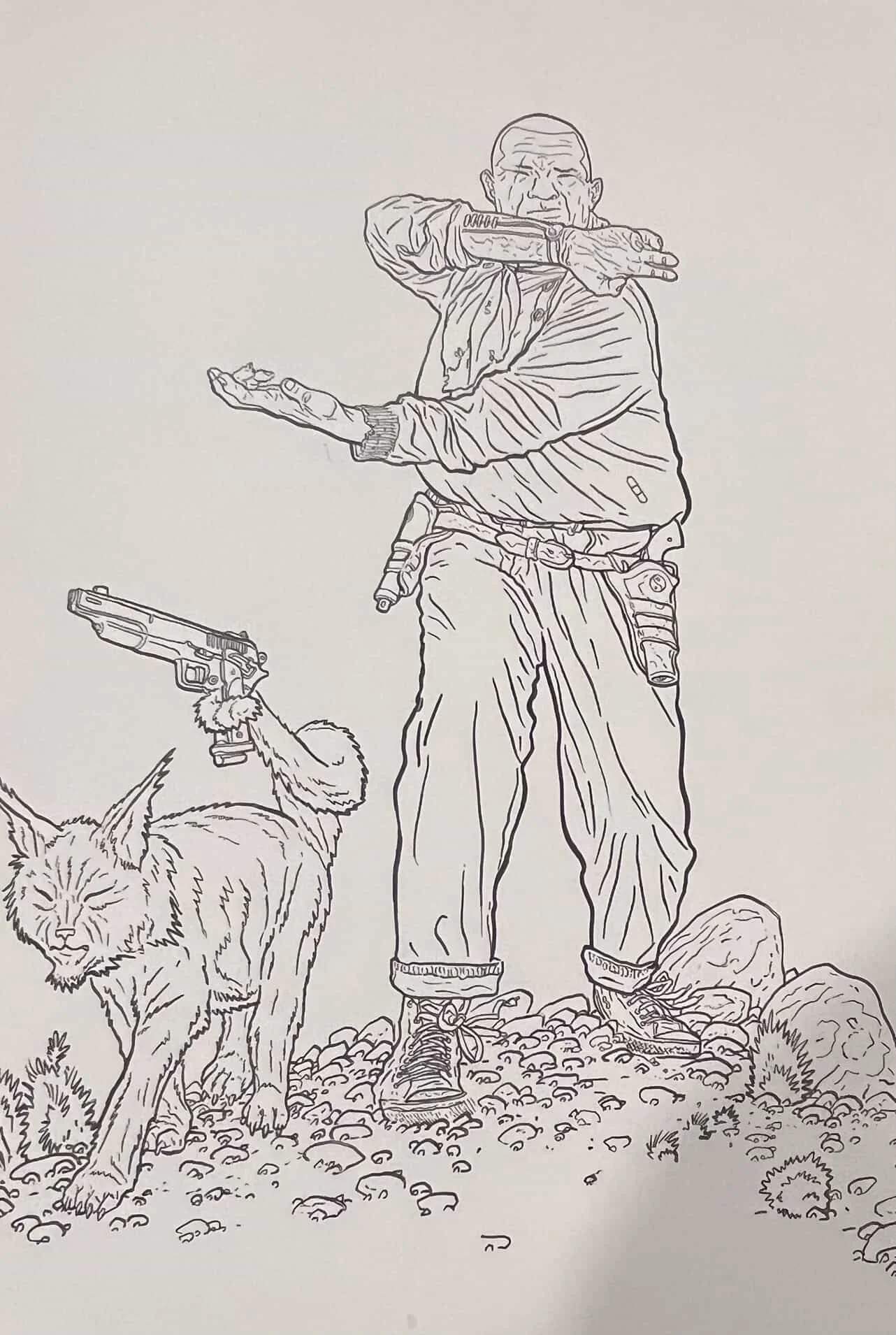 Shaolin Cowboy illustration by Geoff Darrow- $900.jpg