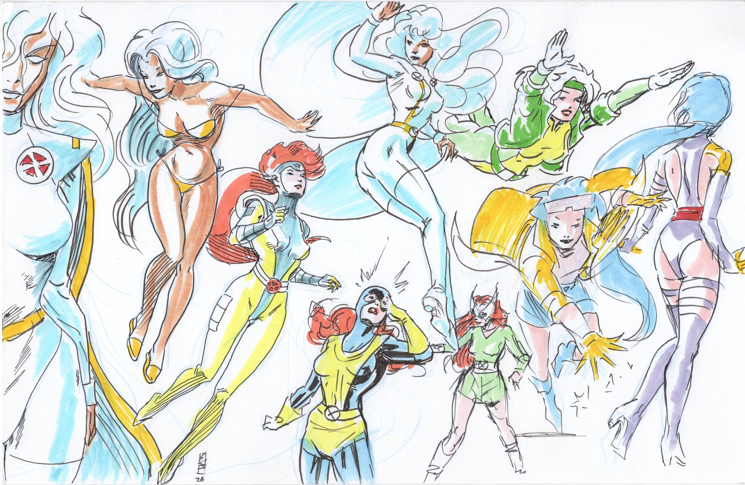 X-Men 97 girl gang by Will Meugniot