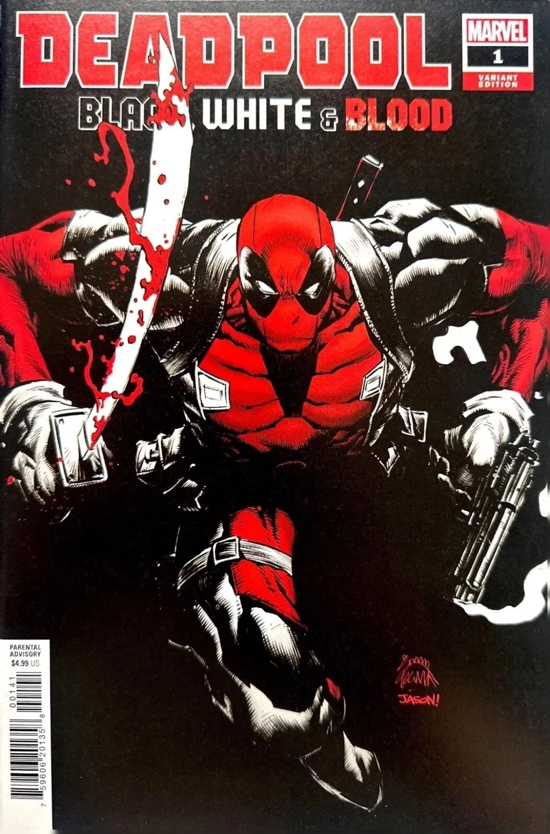 Deadpool Black White and Blood #1 cover by Ryan Stegman- $5000.jpg