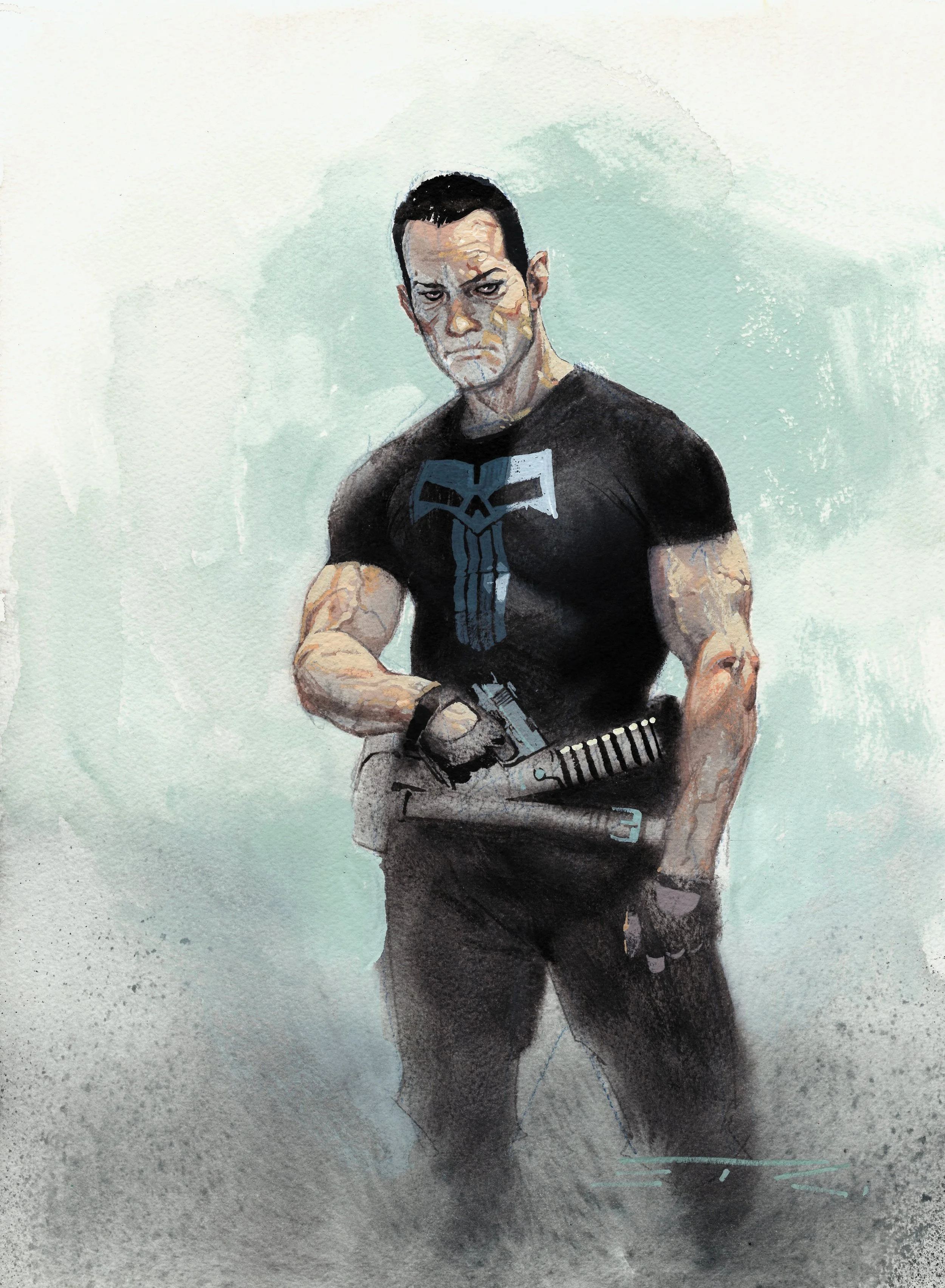 Punisher torso by Esad Ribic- $1750.JPG