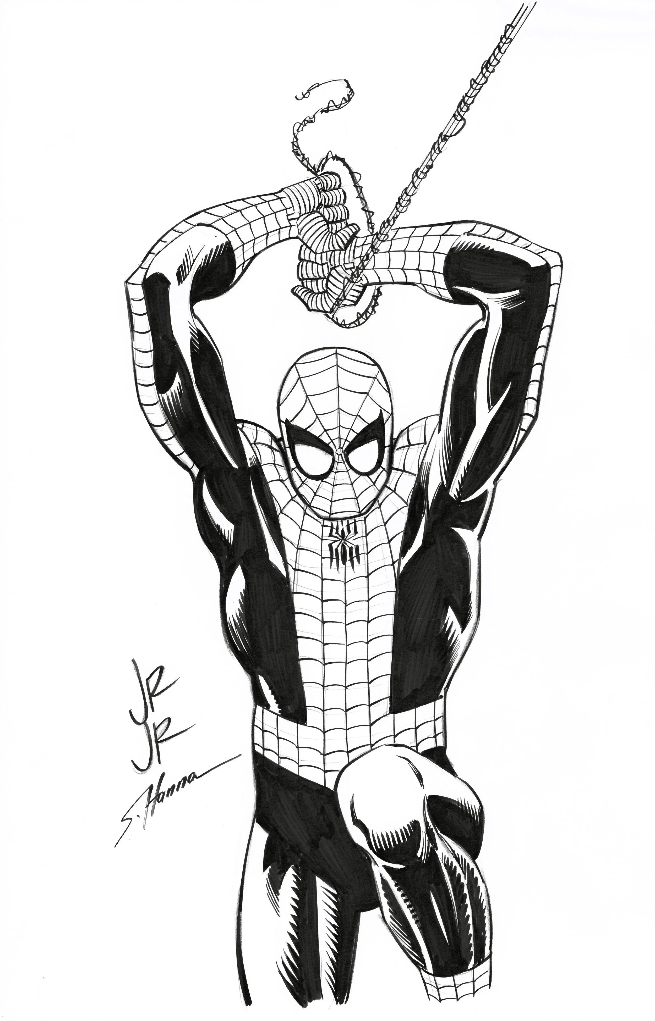Spiderman by JrJr and Scott Hanna- $1750.JPG