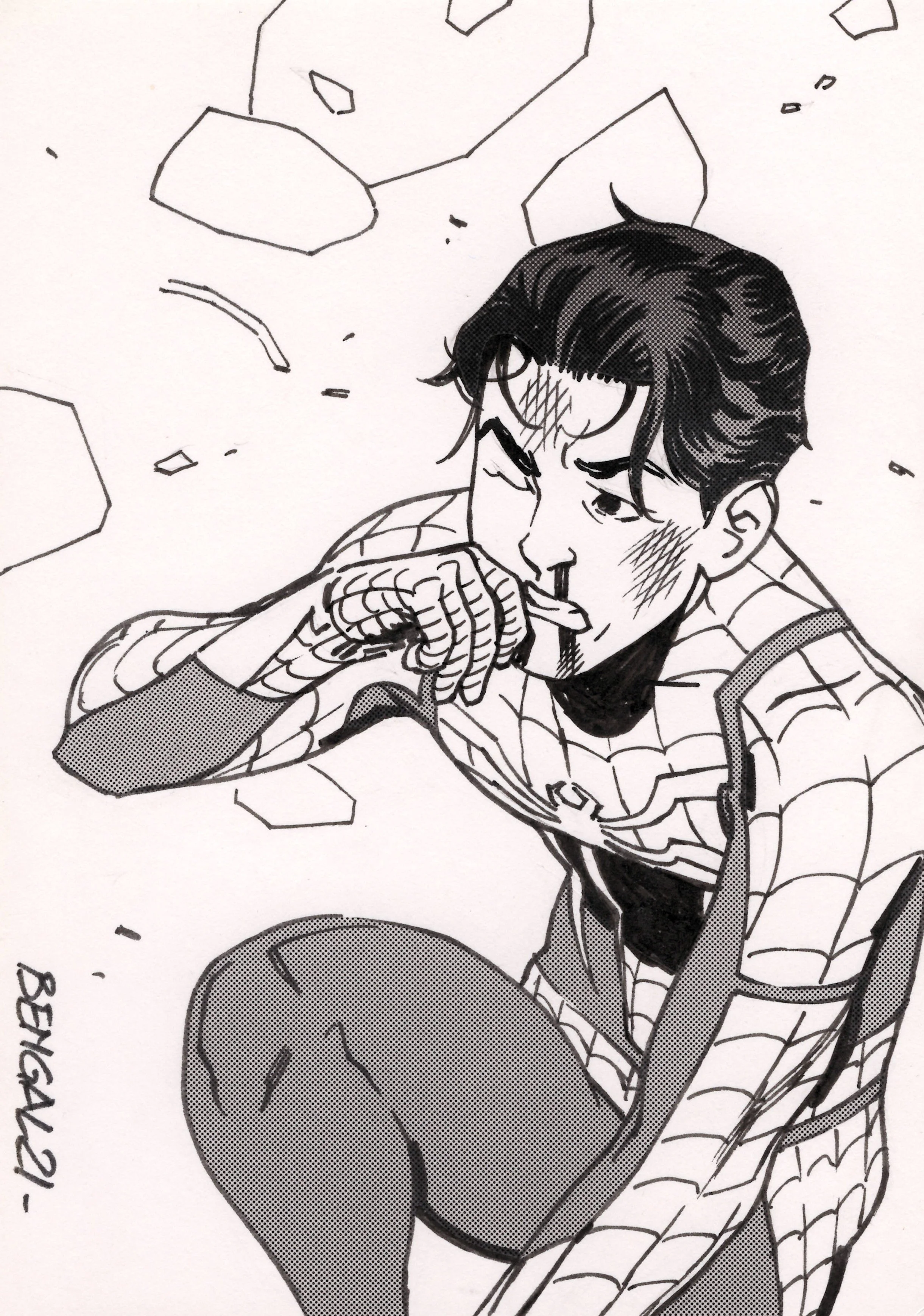 Spiderman by Bengal- $350.JPG