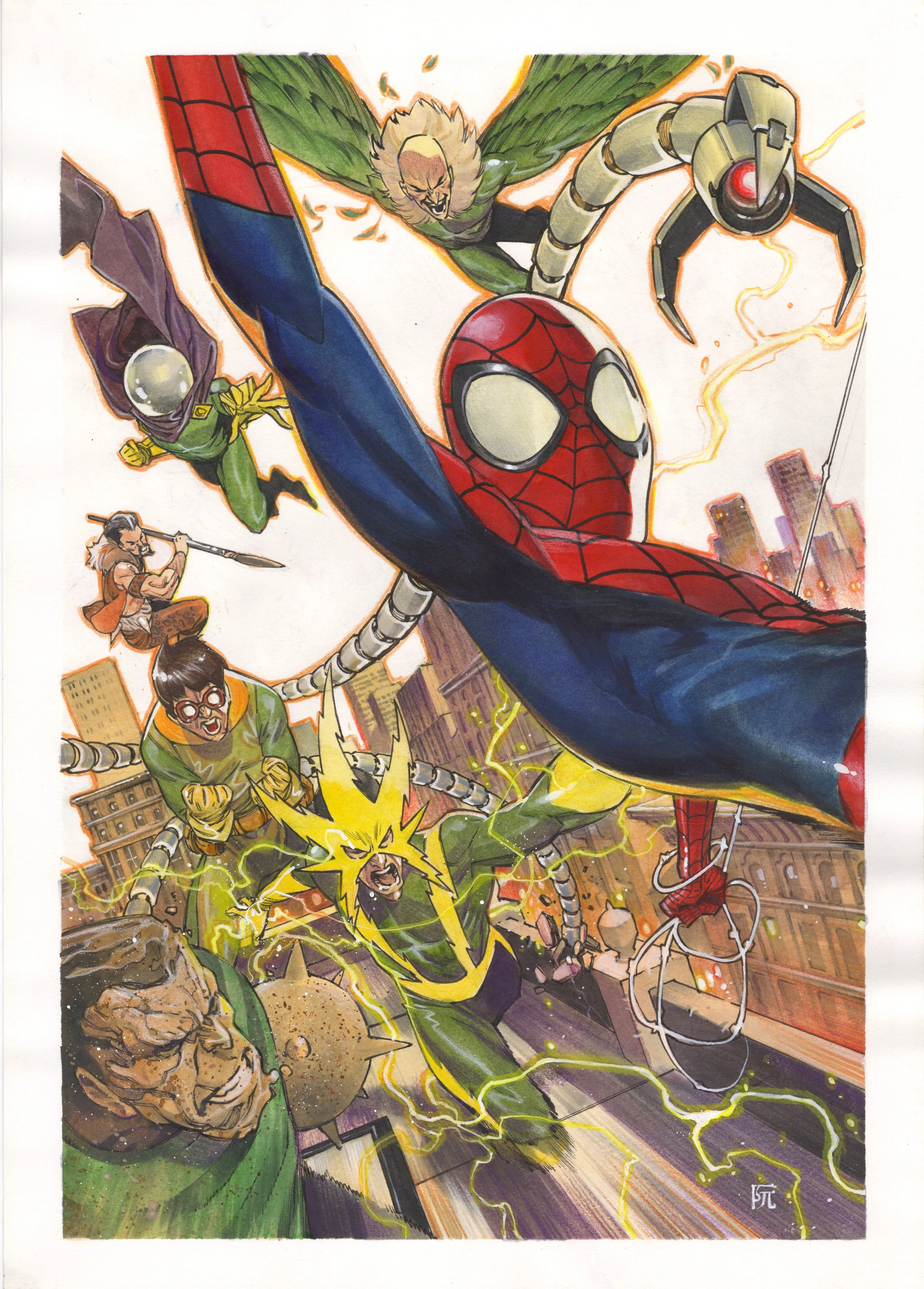 Spiderman and the Sinister 6 by Dike Ruan- $6000.JPG