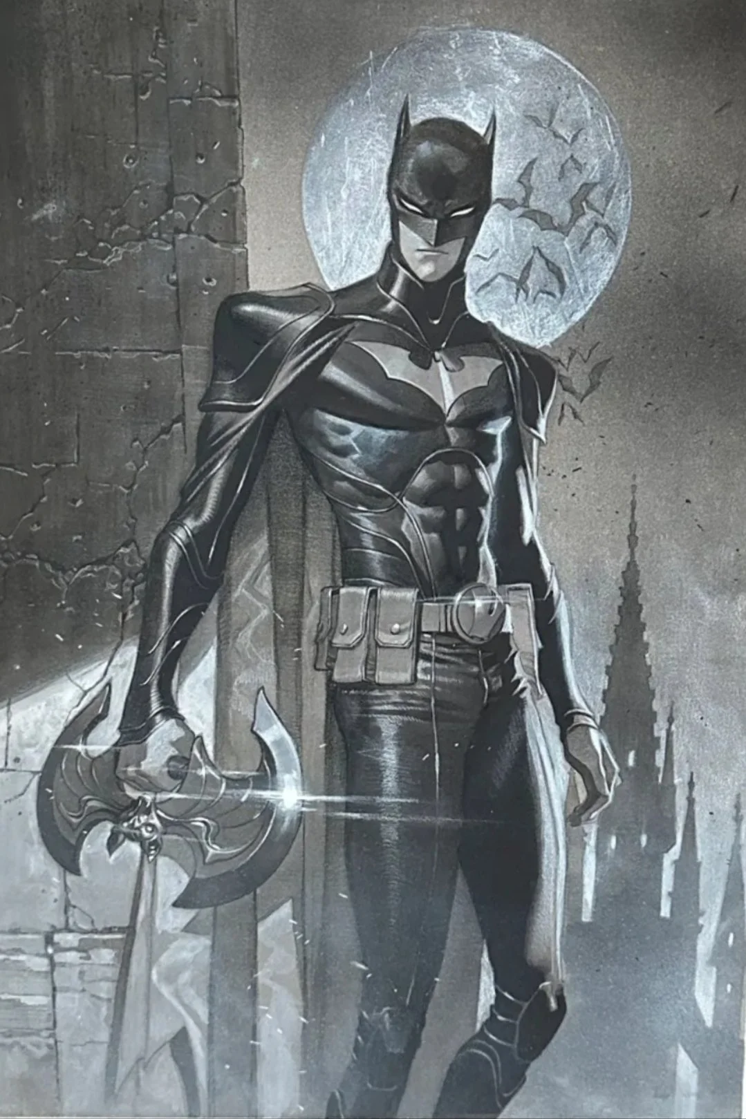 Batman City of Monster by Jorge Molina $4000.jpg
