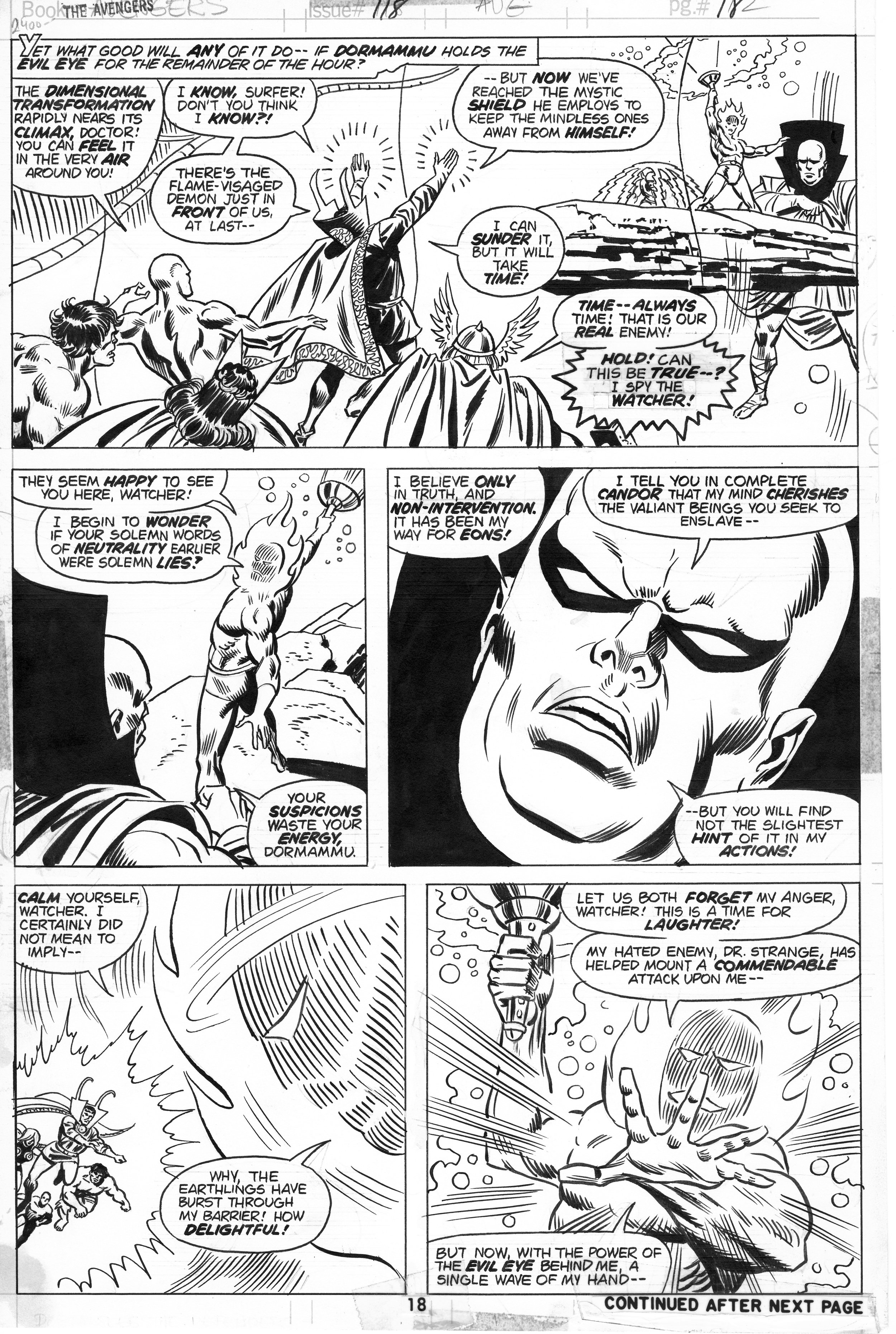 Avengers #118 pg 13 by Brown/Esposito
