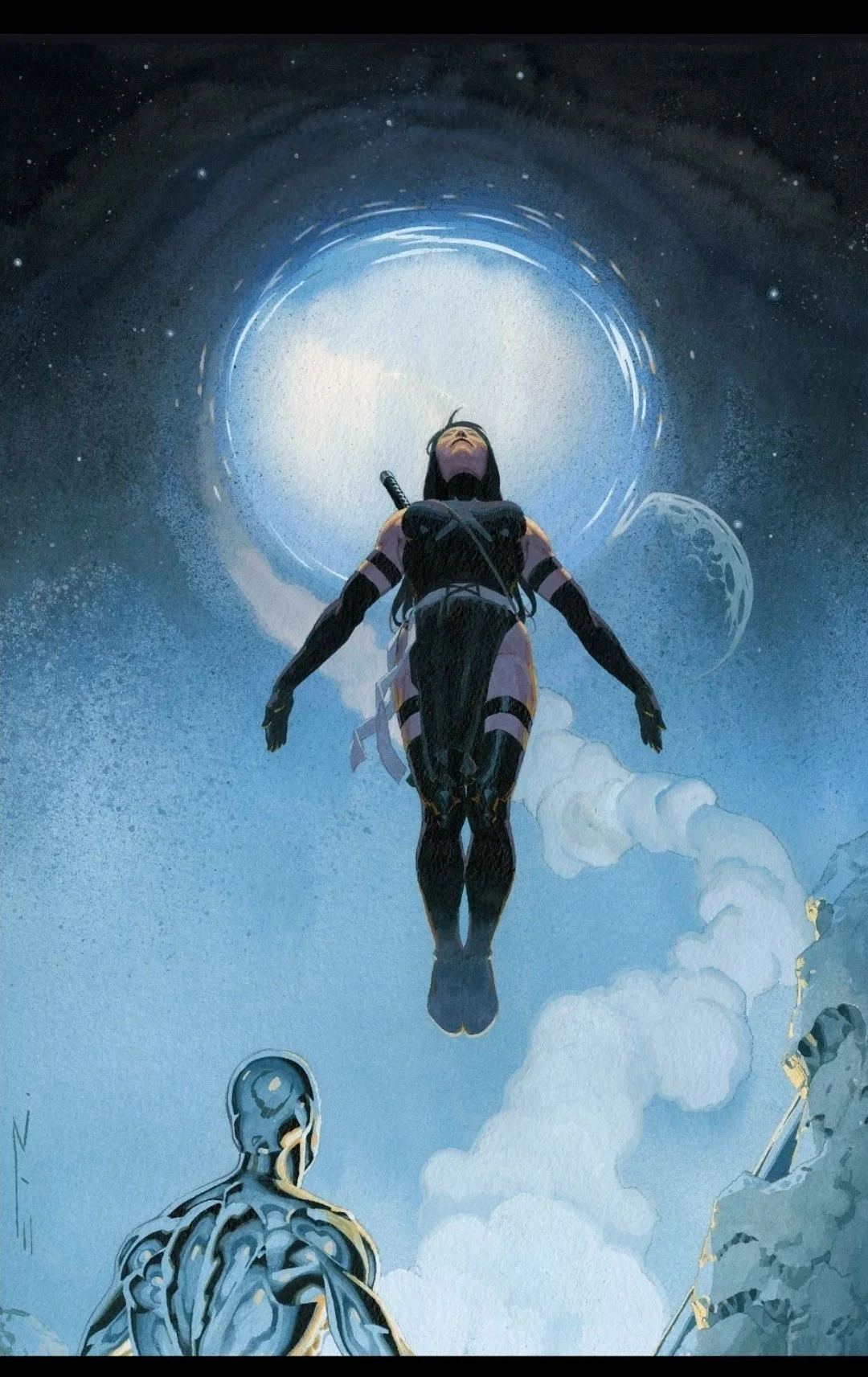 Sai interdimensional rivals #2 painted splash page- $6000.jpg