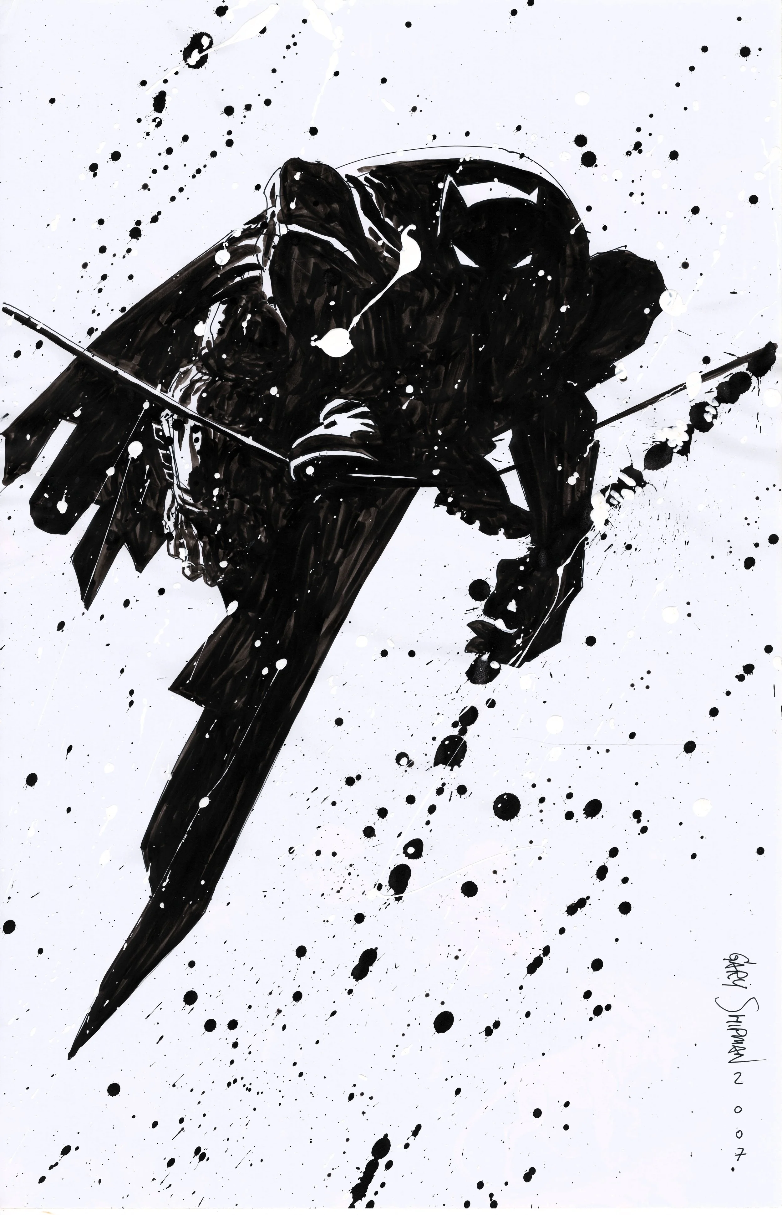 Batman (published) painting by Gary Shipman- $850.JPG