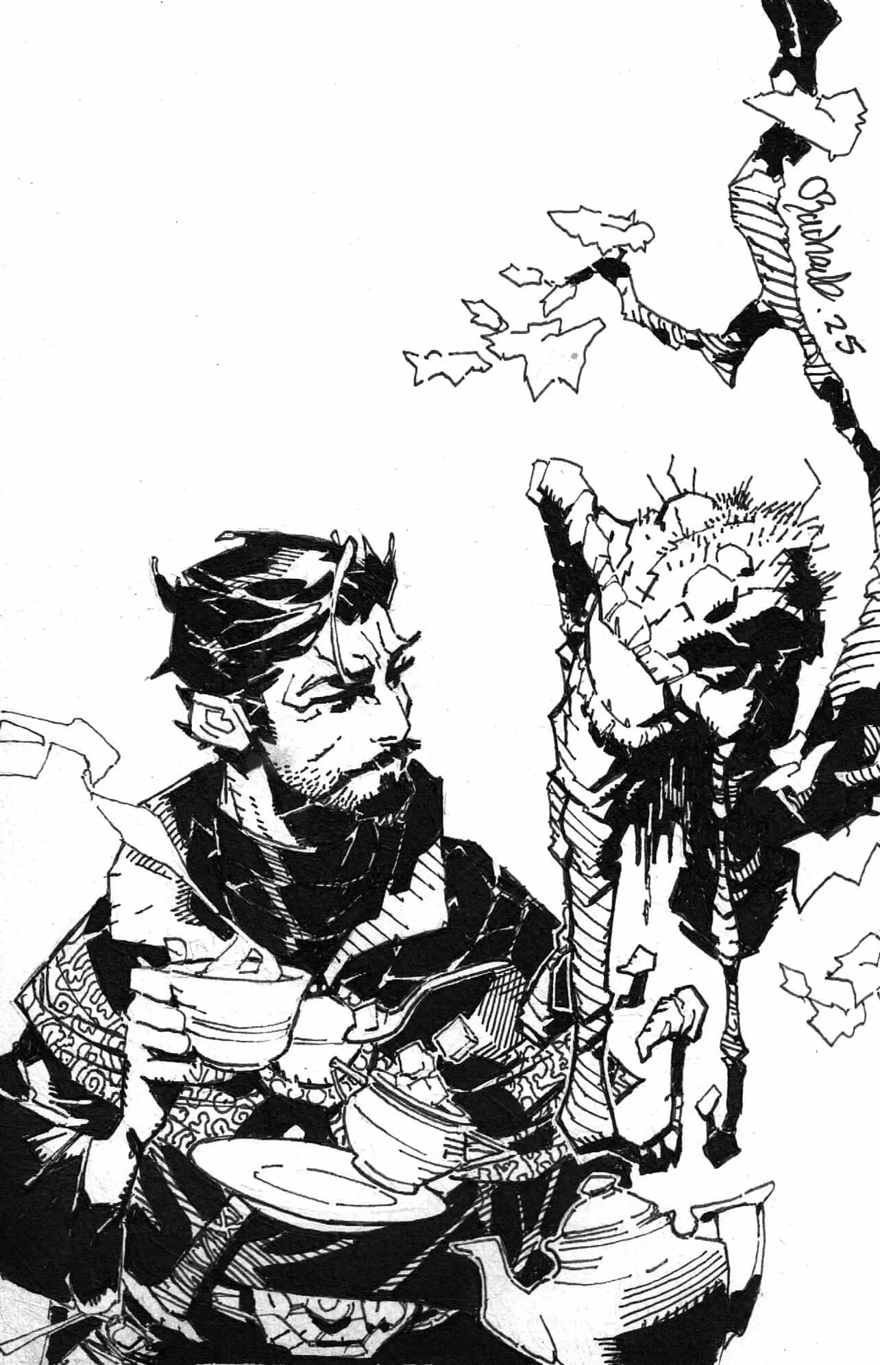 Doctor Strange & Man Thing by Chris Bachalo- $1150.jpg