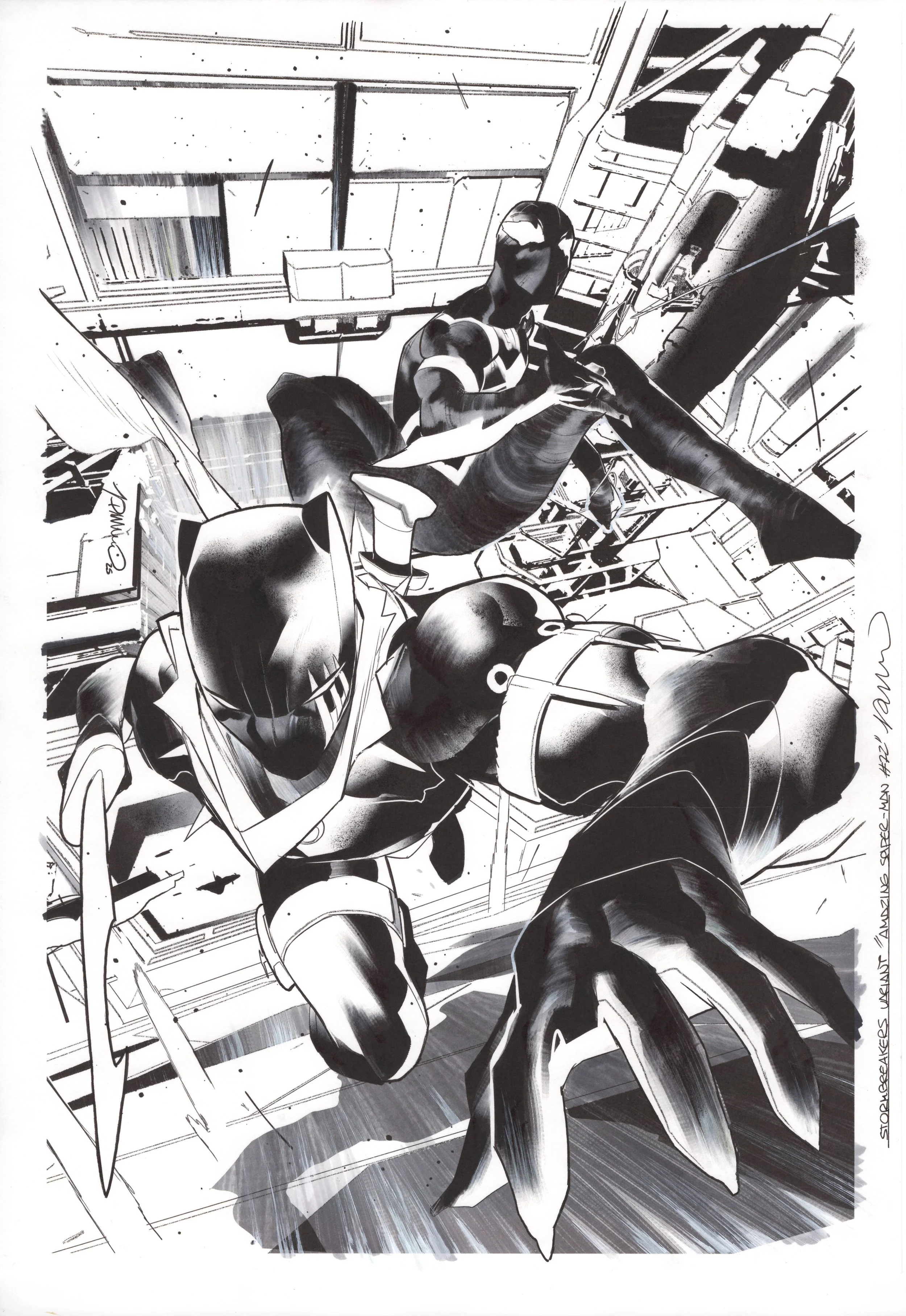 Amazing Spiderman #22 cover by Simone Di Meo- $8500.JPG