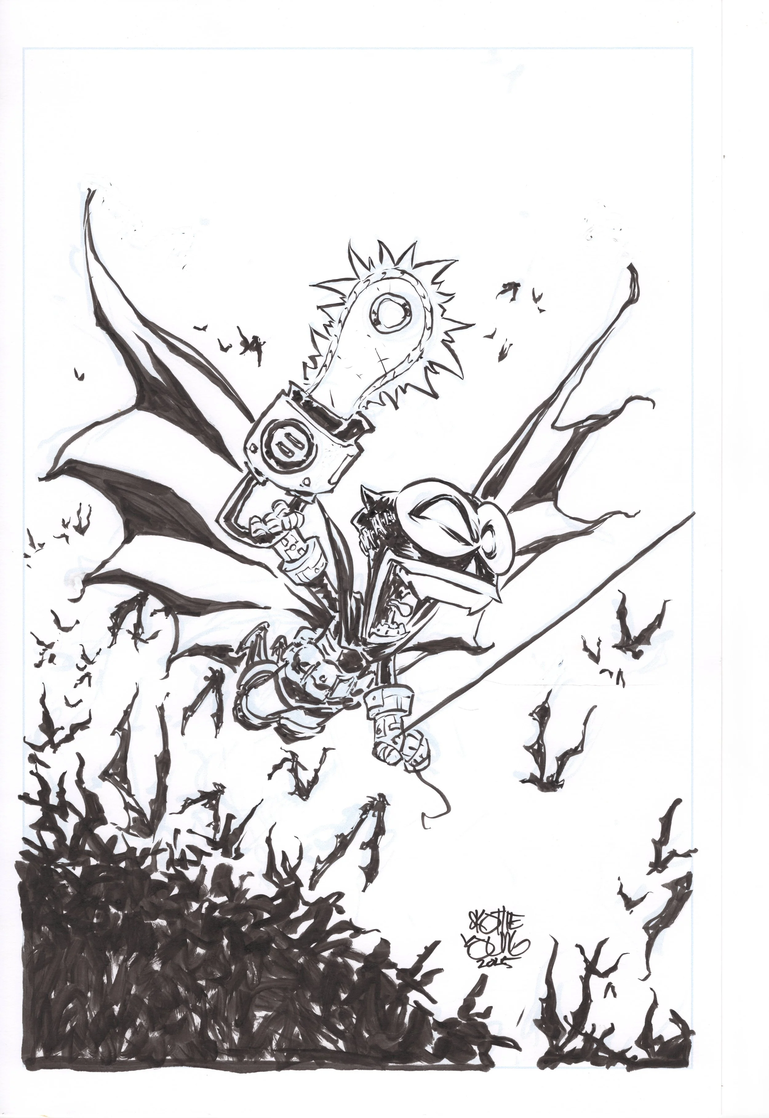 Savage Street Vigilante #1 cover by Skottie Young- $4500.jpg