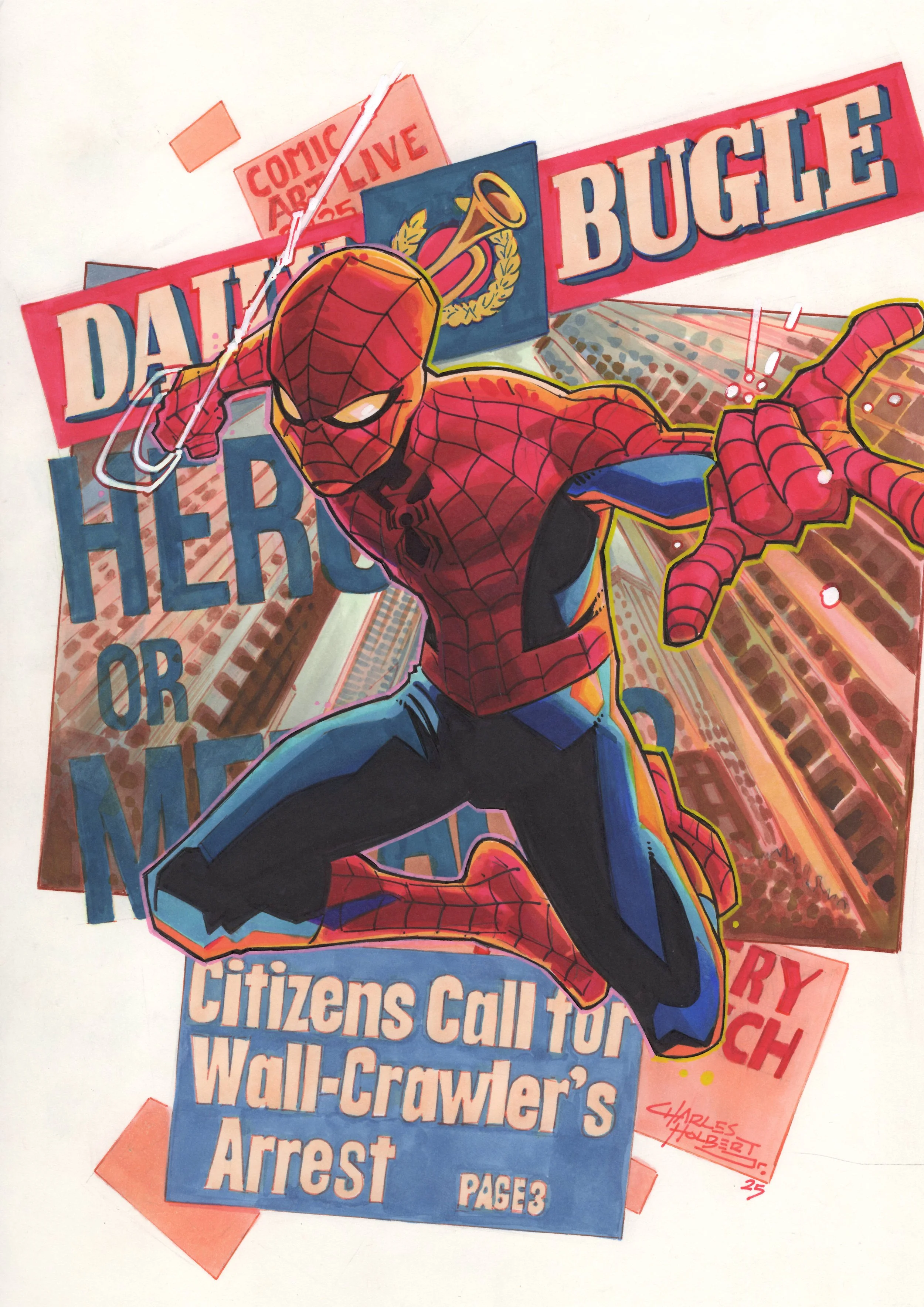 Spiderman by Charles Holbert-$500.JPG