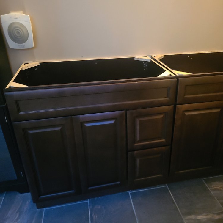 Vanity Cabinet Install In Charlotte, NC