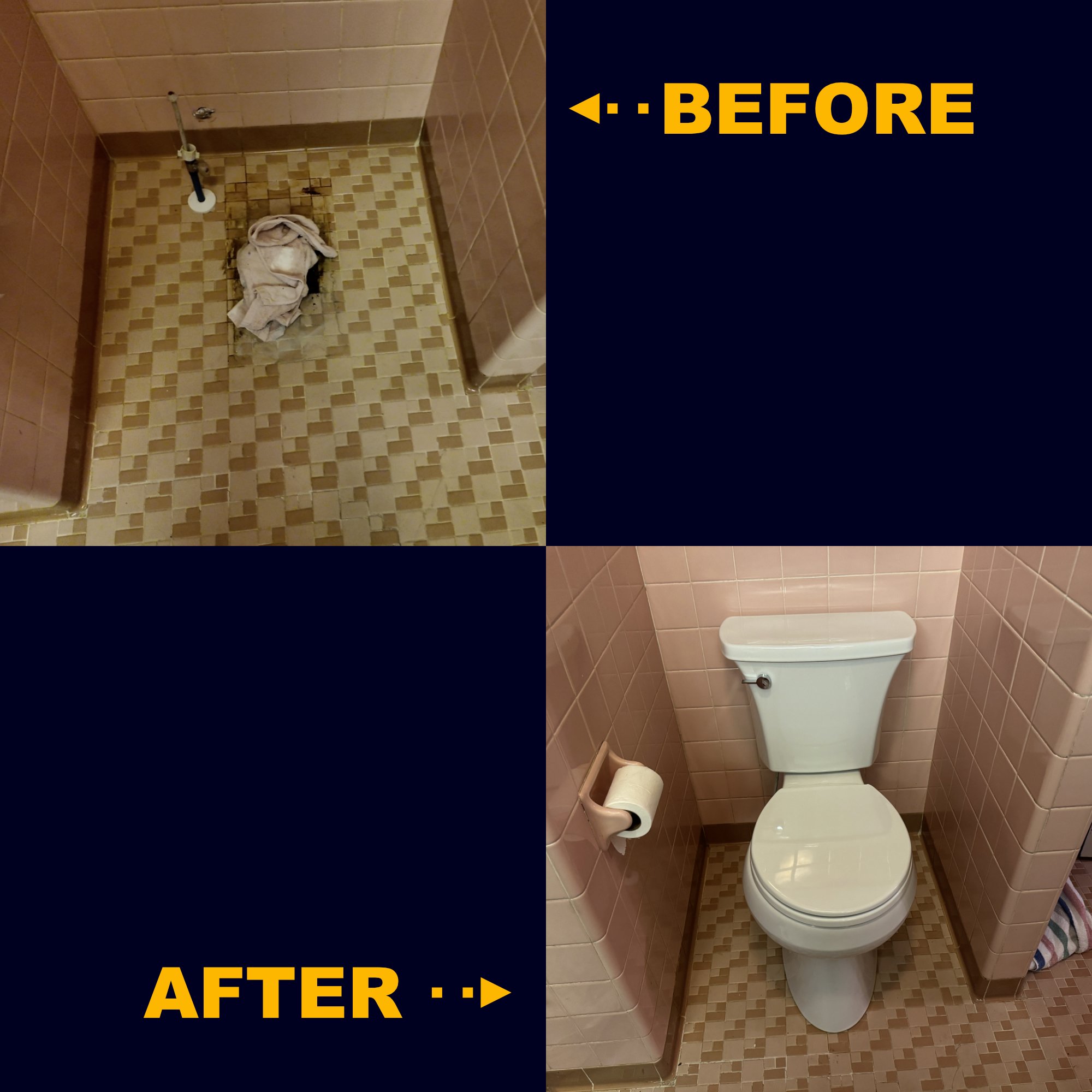 Toilet Replacement / Install In Midland, NC