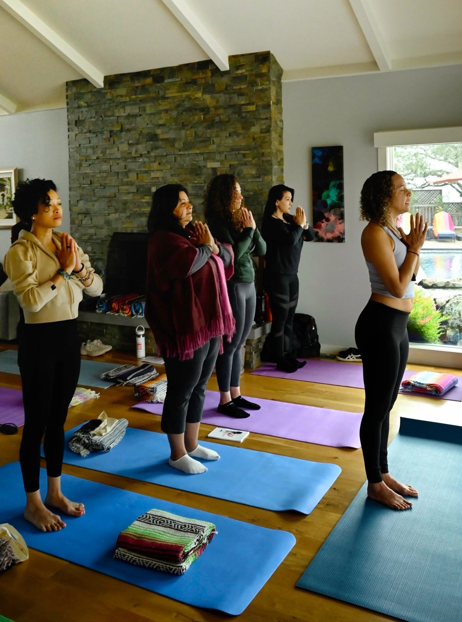 Daphne Leading Yoga.JPG