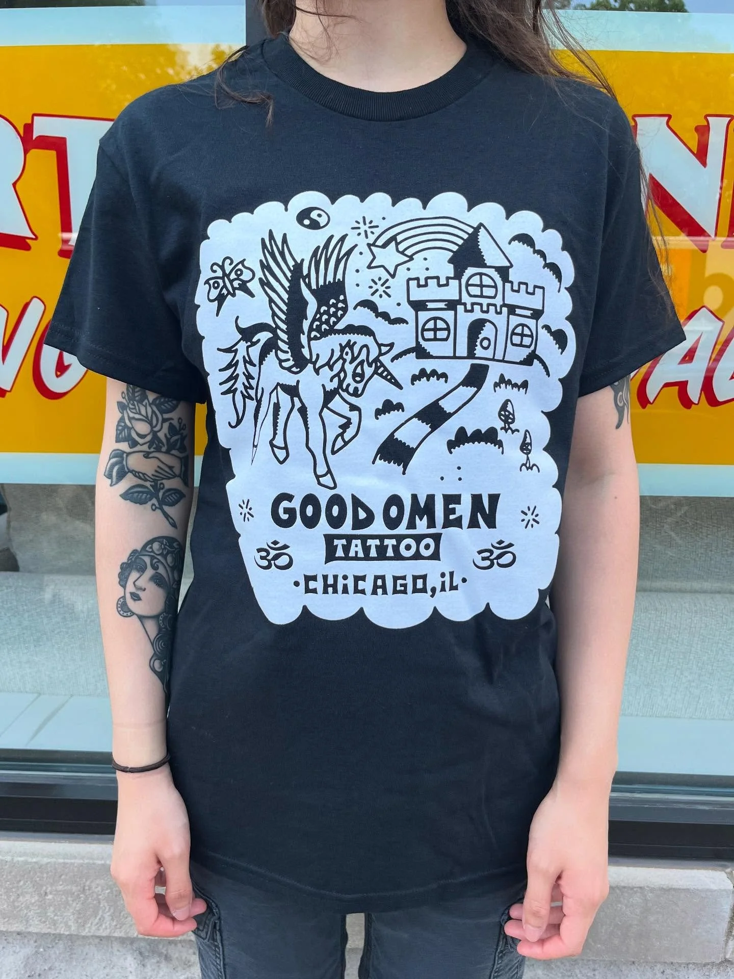 the OG 🏰🦄 shirts are back in stock ☀️☀️☀️
$20 in house pick up only (small-xxlarge)
Thanks to @modestmerch for the quality prints and speedy service. Check out @modestmerch ⬅️
Big thanks to the wizard from the west @castle_studio for the beautiful 