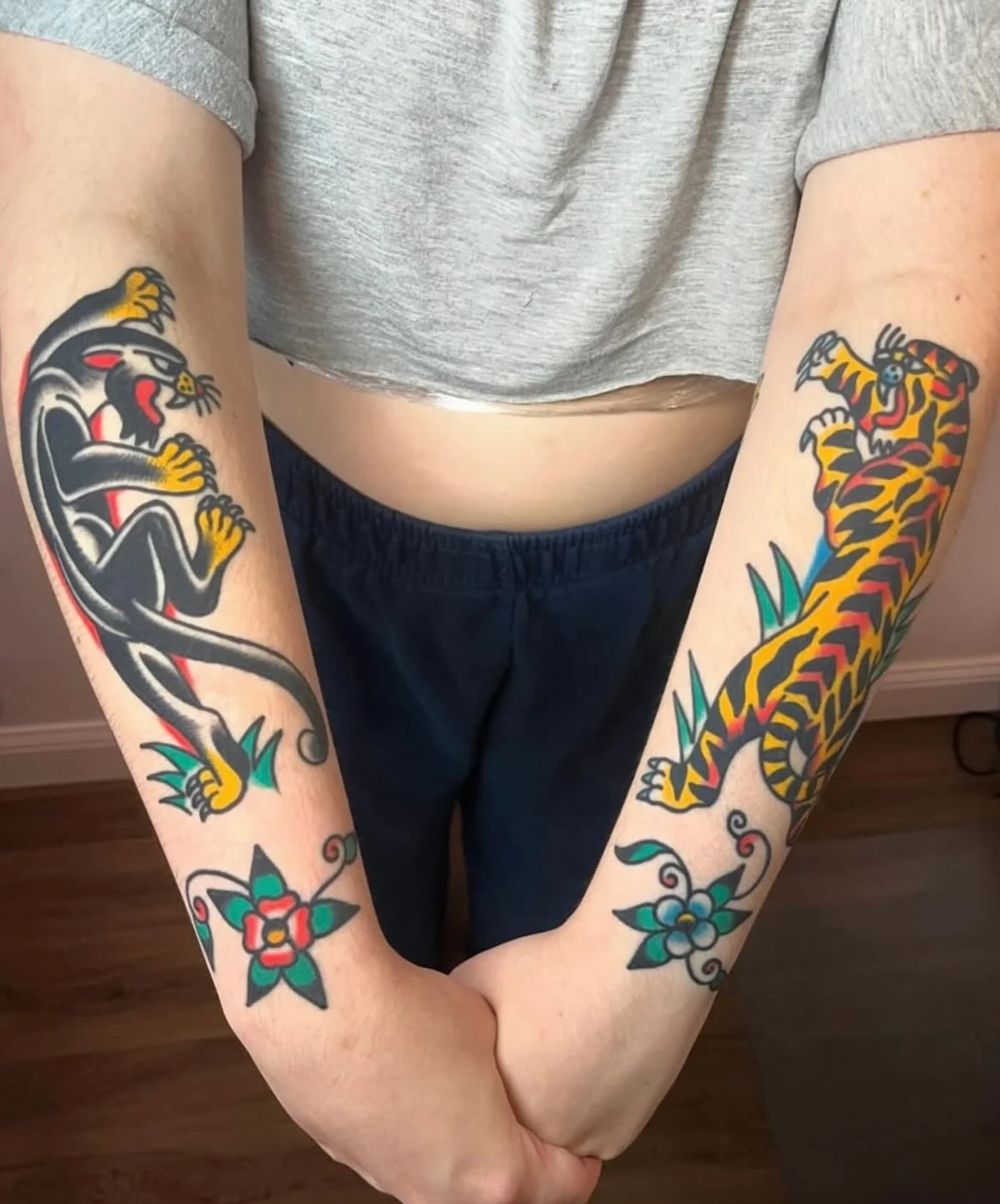 All healed on both arms by @juliacampione 🌈🌈🌈
Link in her bio for booking 
#chicago #chicagotattooartist #chicagotattooshop #lakeview #logansquare #andersonville #wickerpark #ravenswood #chicagotattoos #chicagotattooartists #tattoo #midwesttattoo 