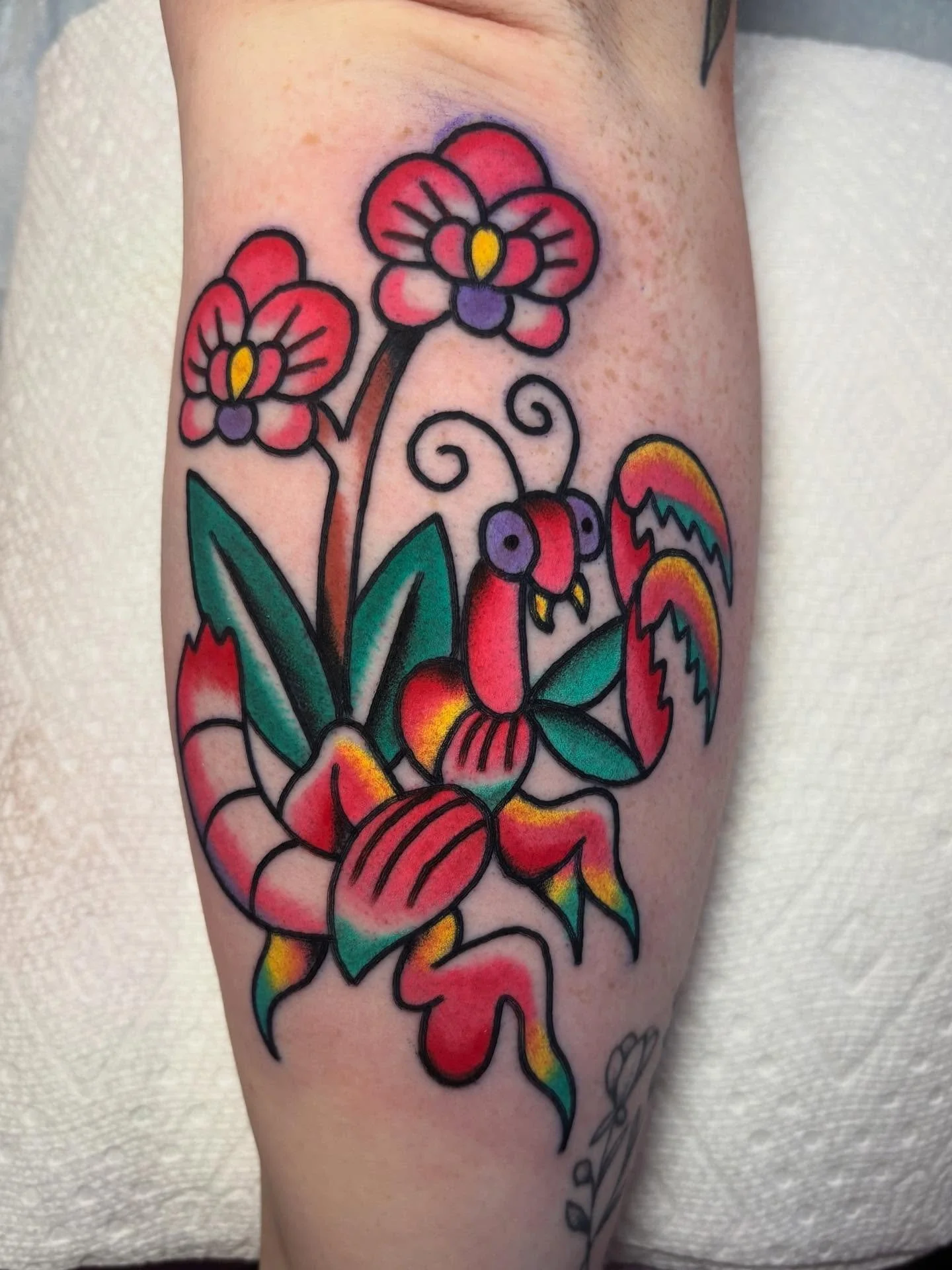 Thank you Kate 
Done today at @good.omen.tattoo 🕉️