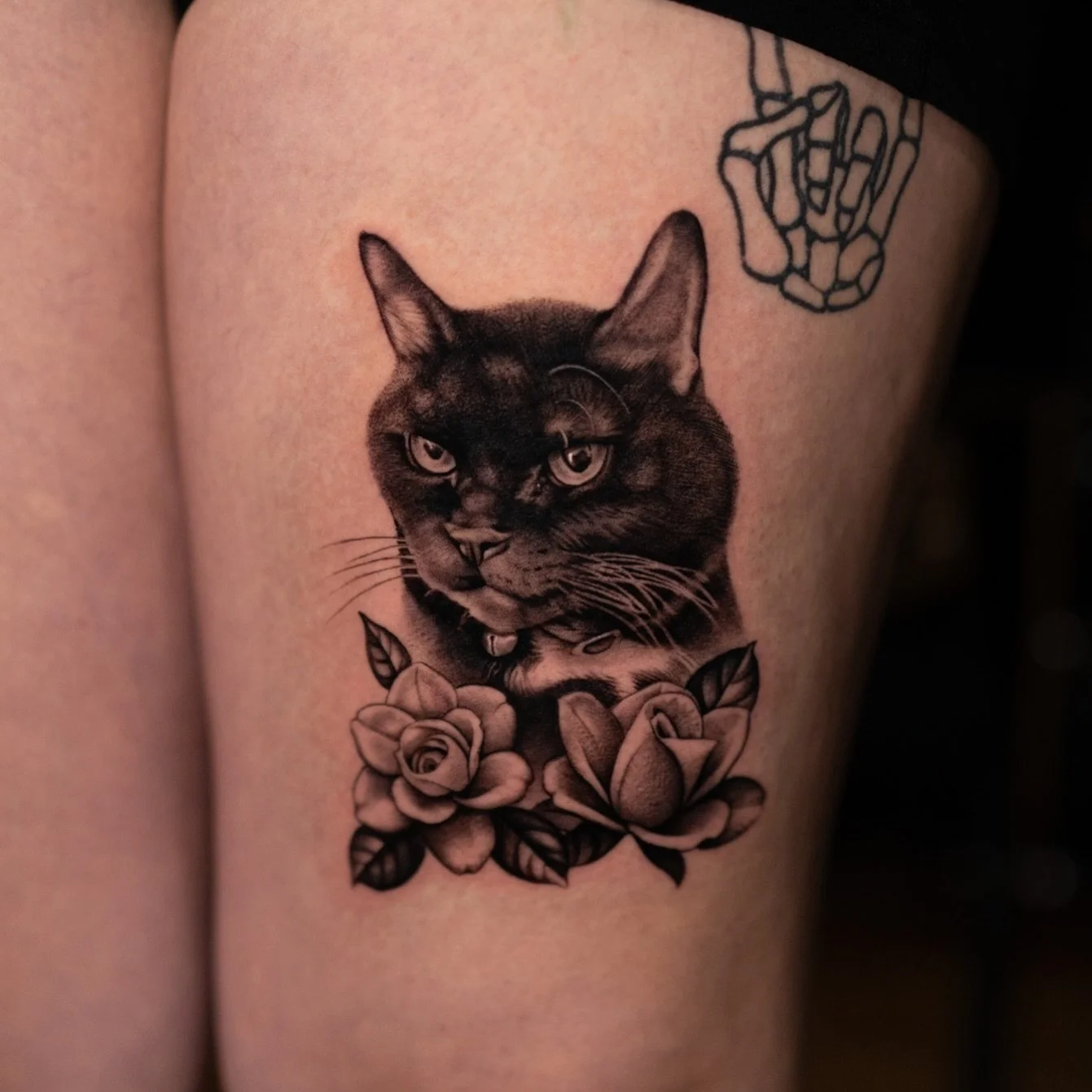 pet portrait for Alexis 🐱 always appreciate when someone trusts me with something this personal🙏

📍Chicago
✍🏼 Books open, link in bio!
.
.
.

#petportrait #chicagotattooartist #customtattoo #blackandgrey