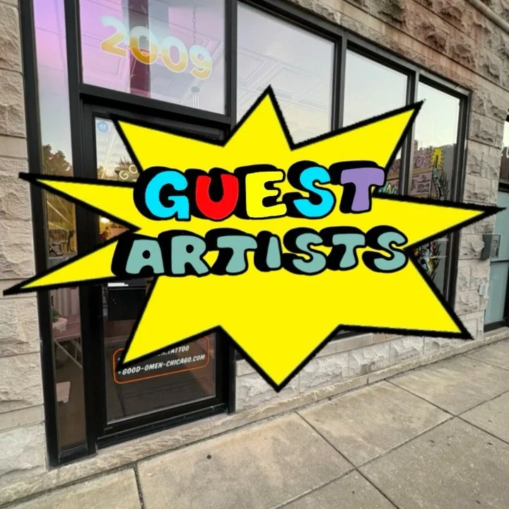 Fresh guest list 🕉️
Please contact artists directly to book ↙️↙️↙️

@morgieink 2/6-8 *fully booked
@ginaserpentina 2/12-13 *fully booked
@badmouthtattoo 2/19-21 *DM her to book
@joeycassina 2/20-22 *DM him to book
@arseniybojinovtattoo 3/11-13 *full